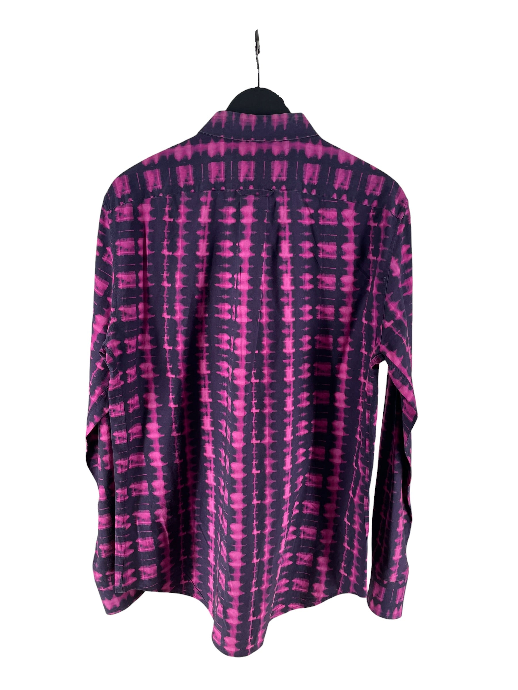 Alexander McQueen/Shirt/54/Cotton/PPL/All Over Print/PINK PURPLE TIE DYE view 2