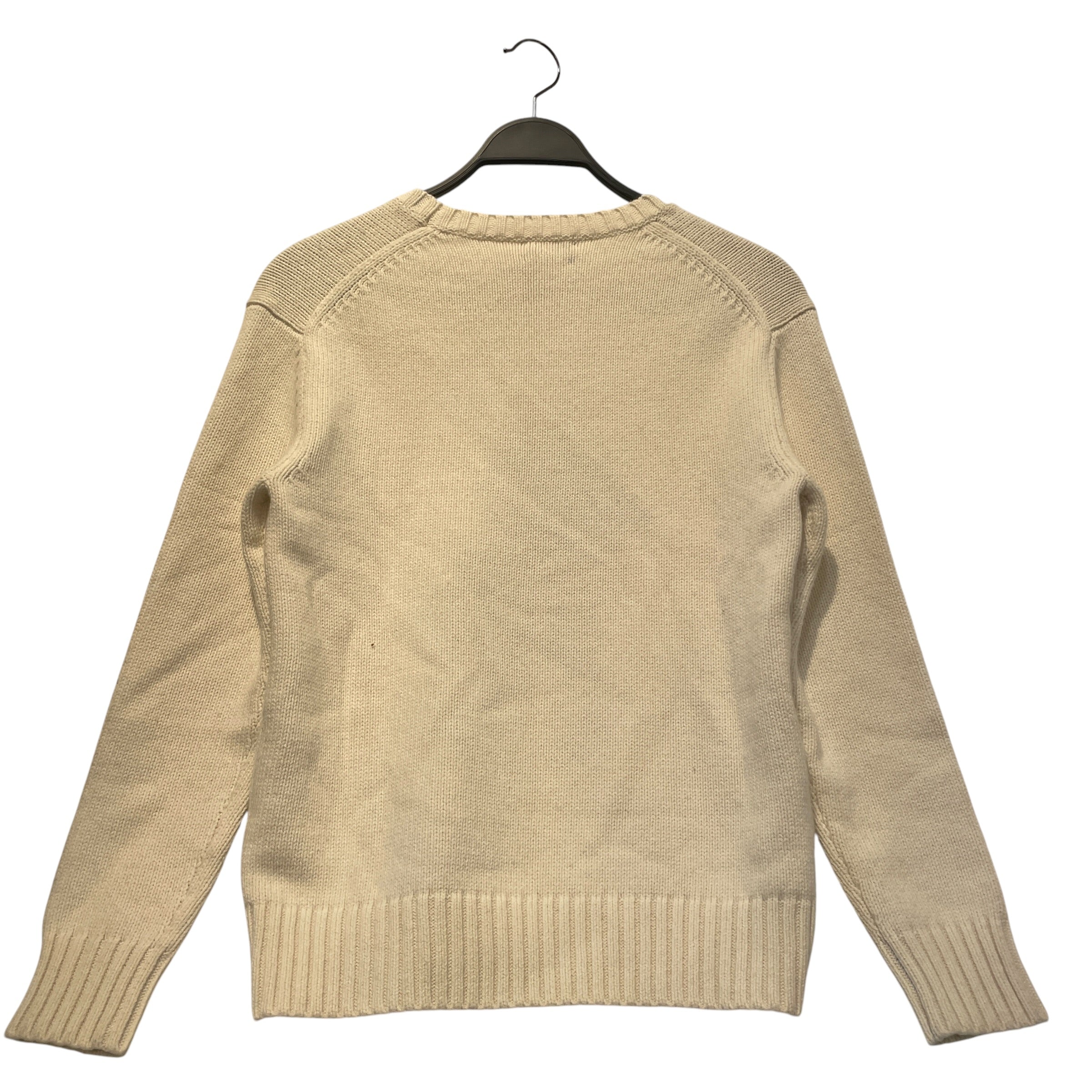 POLO RALPH LAUREN/Sweater/XS/Graphic/Cotton/WHT/Pullover/Off-White Knit Polo Bear view 3