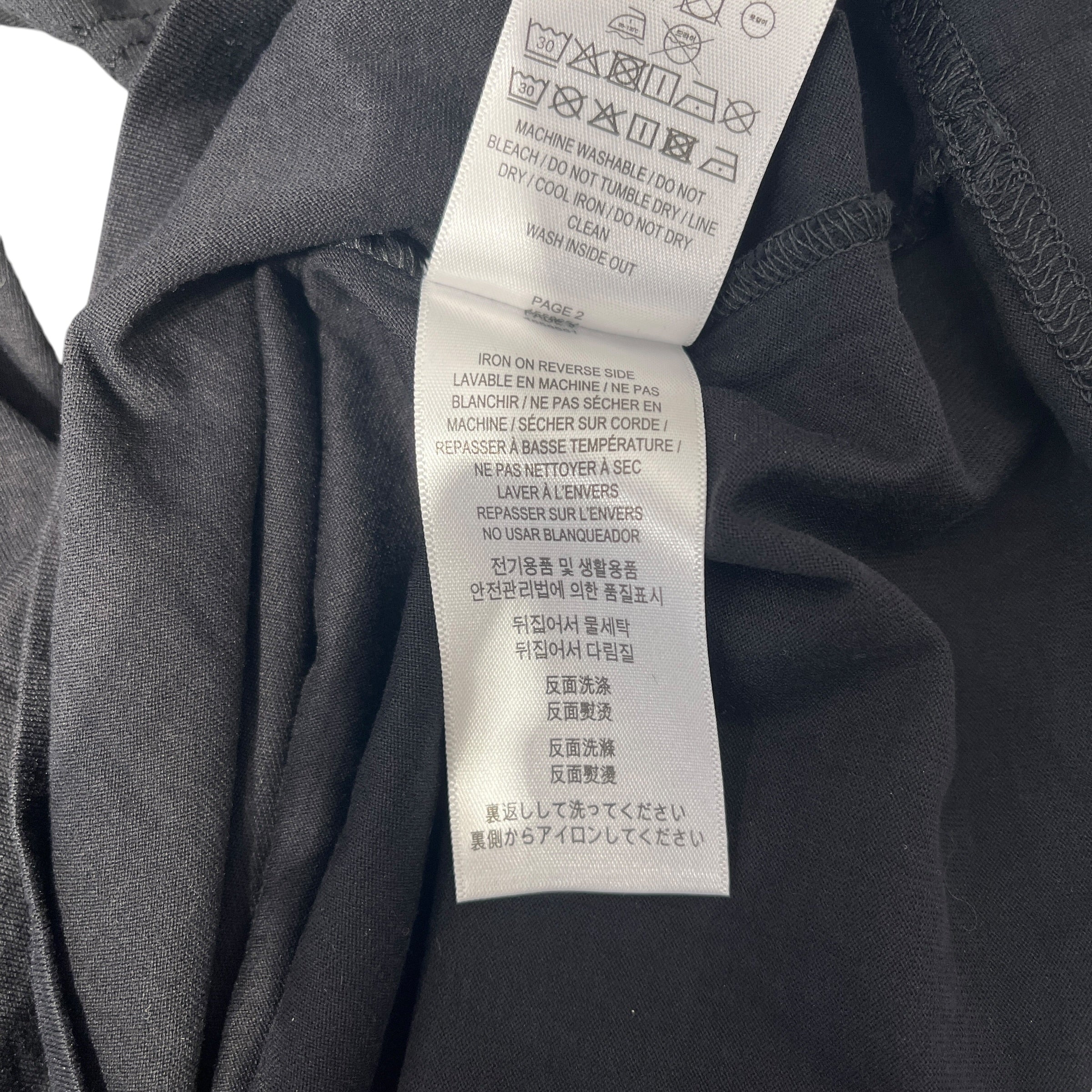 BURBERRY LONDON/T-Shirt/XL/Cotton/BLK/HOLES IN CHEST view 8