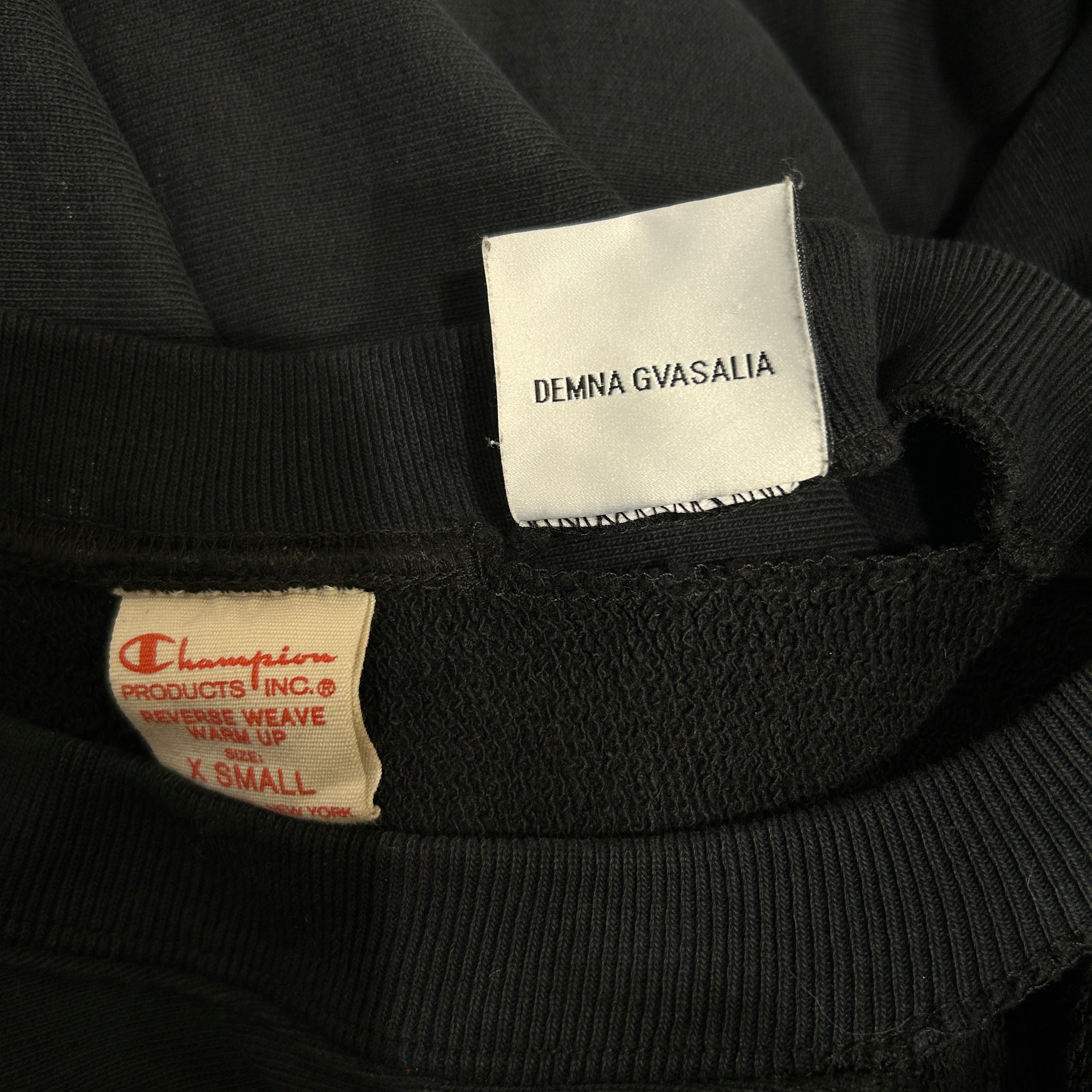 VETEMENTS/Sweater/XS/Cotton/BLK/ view 4