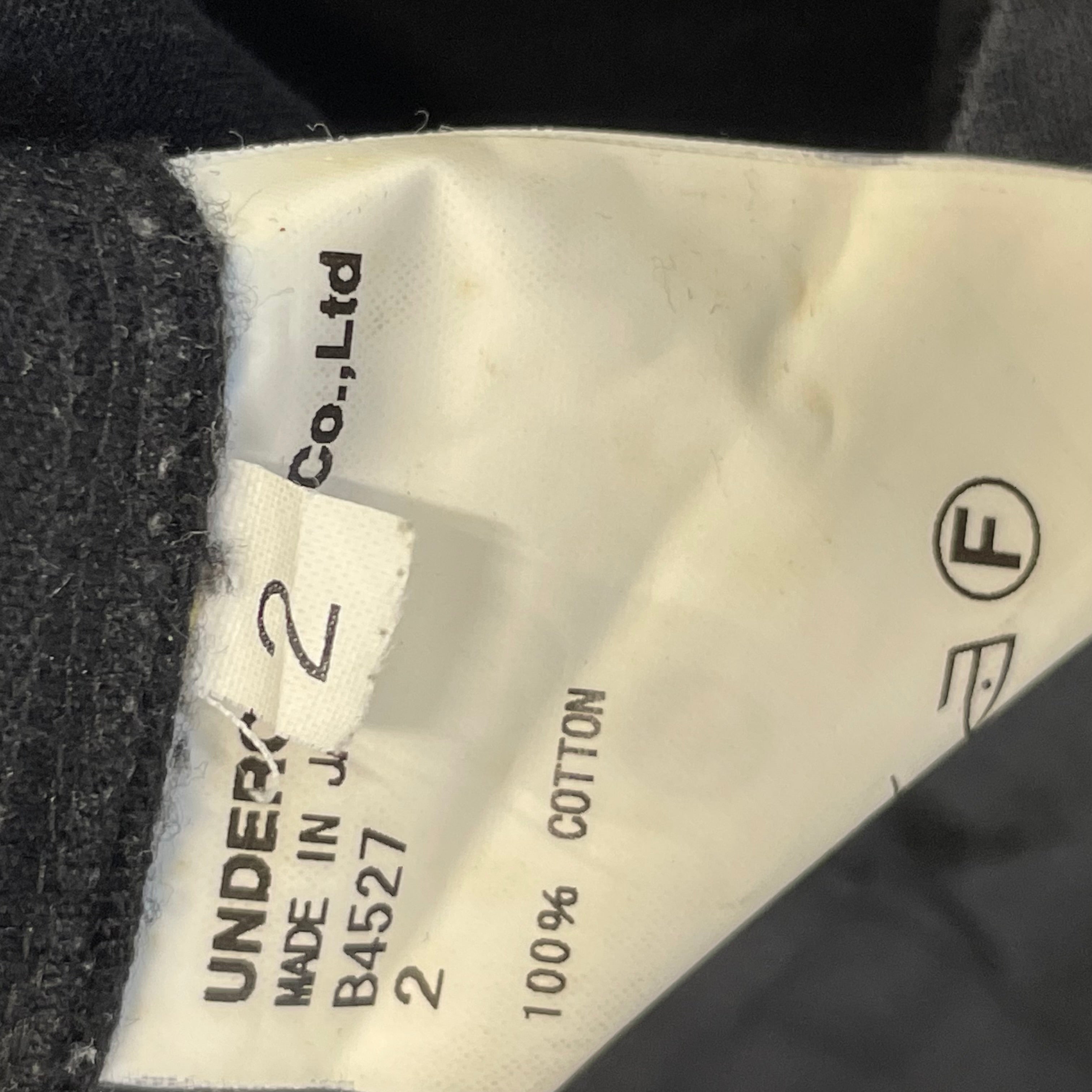 UNDERCOVERISM/Skinny Pants/2/Cotton/BLK/ PLAID ON LEG/ZIPPERS view 5