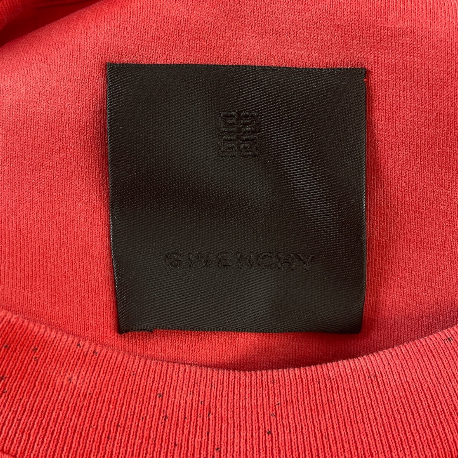 GIVENCHY/T-Shirt/M/Cotton/RED/graffiti print dog tee view 3