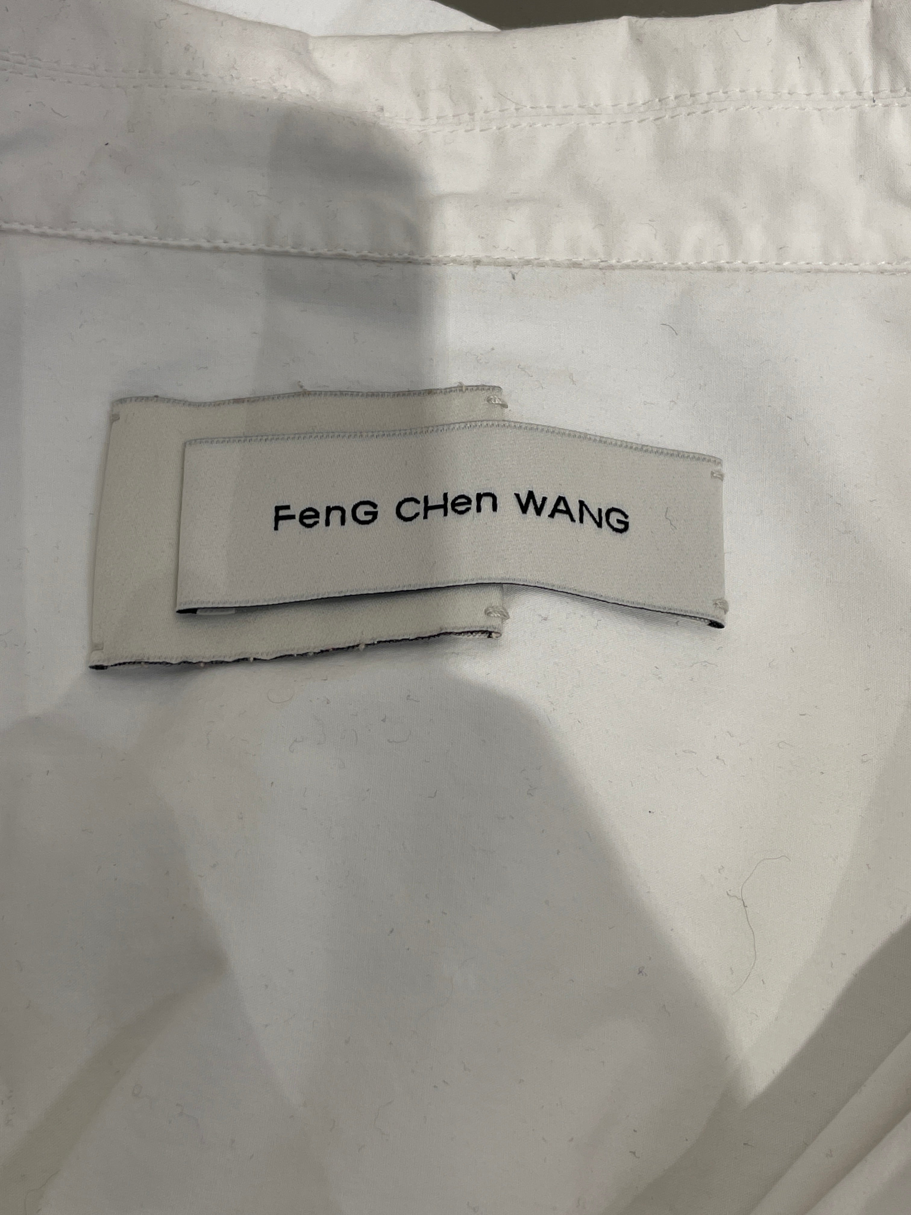 Feng Chen Wang/Polo Shirt/XL/Cotton/WHT/ view 3