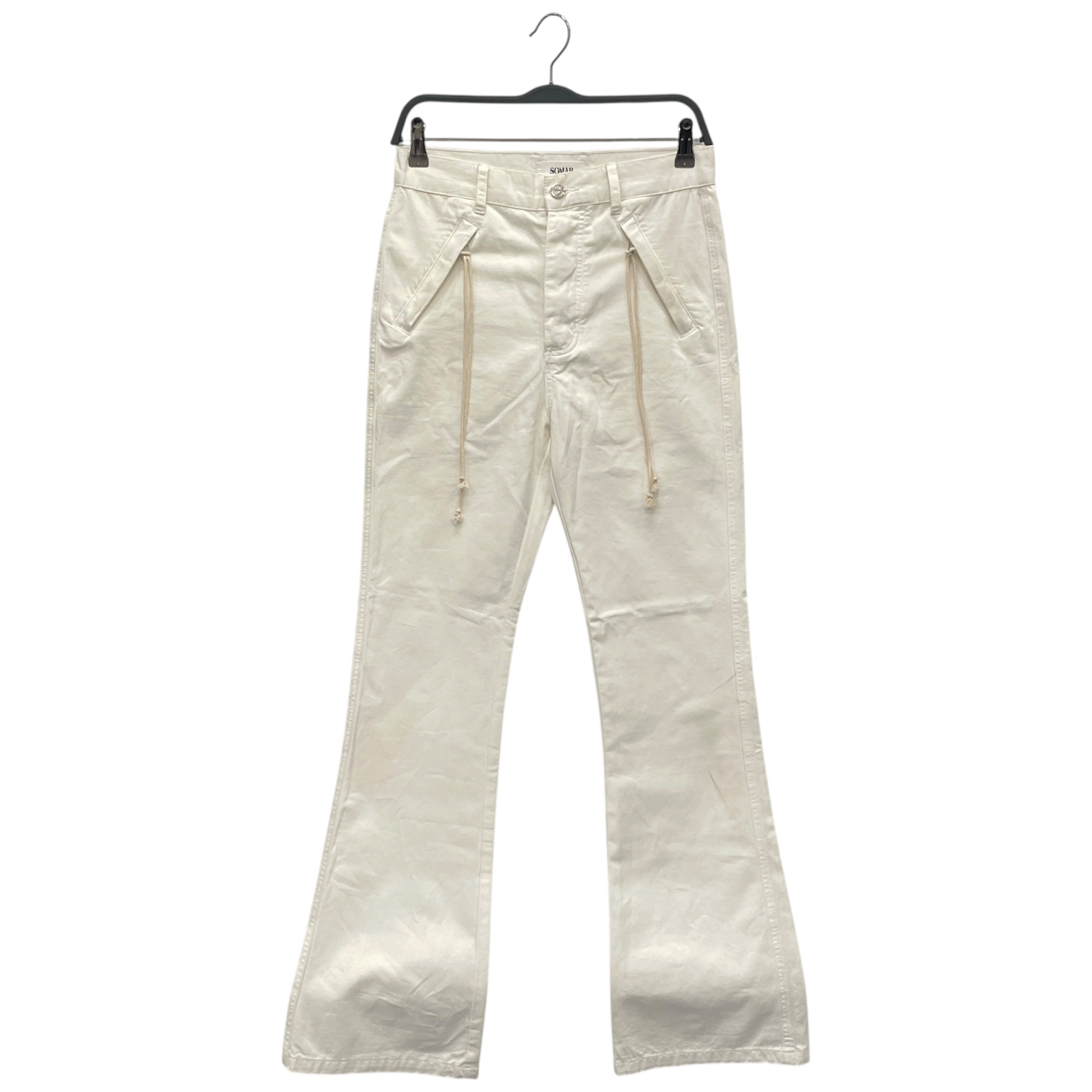 SOMAR/Pants/28/Cotton/WHT/TASSLE FLARE PANTS view 1