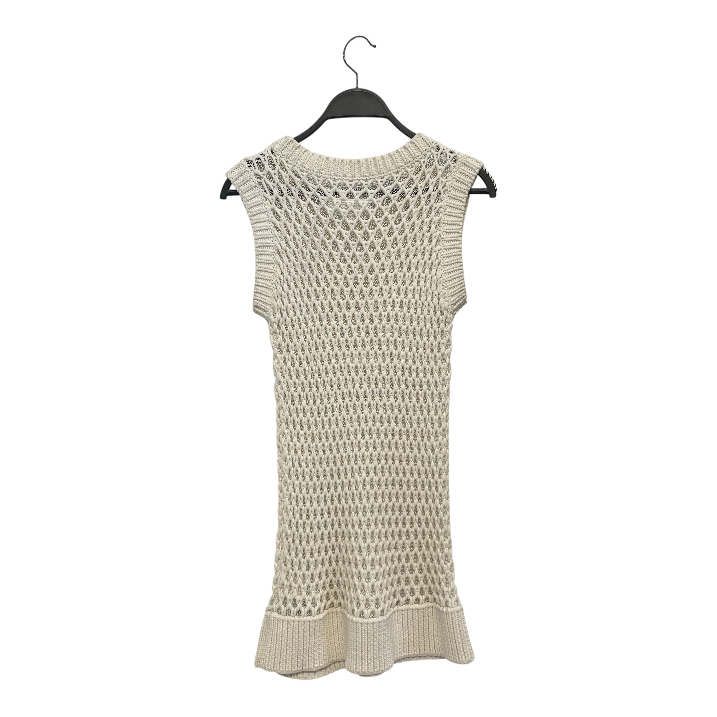 MM6/SS Dress/S/Cotton/WHT/knitted dress view 2