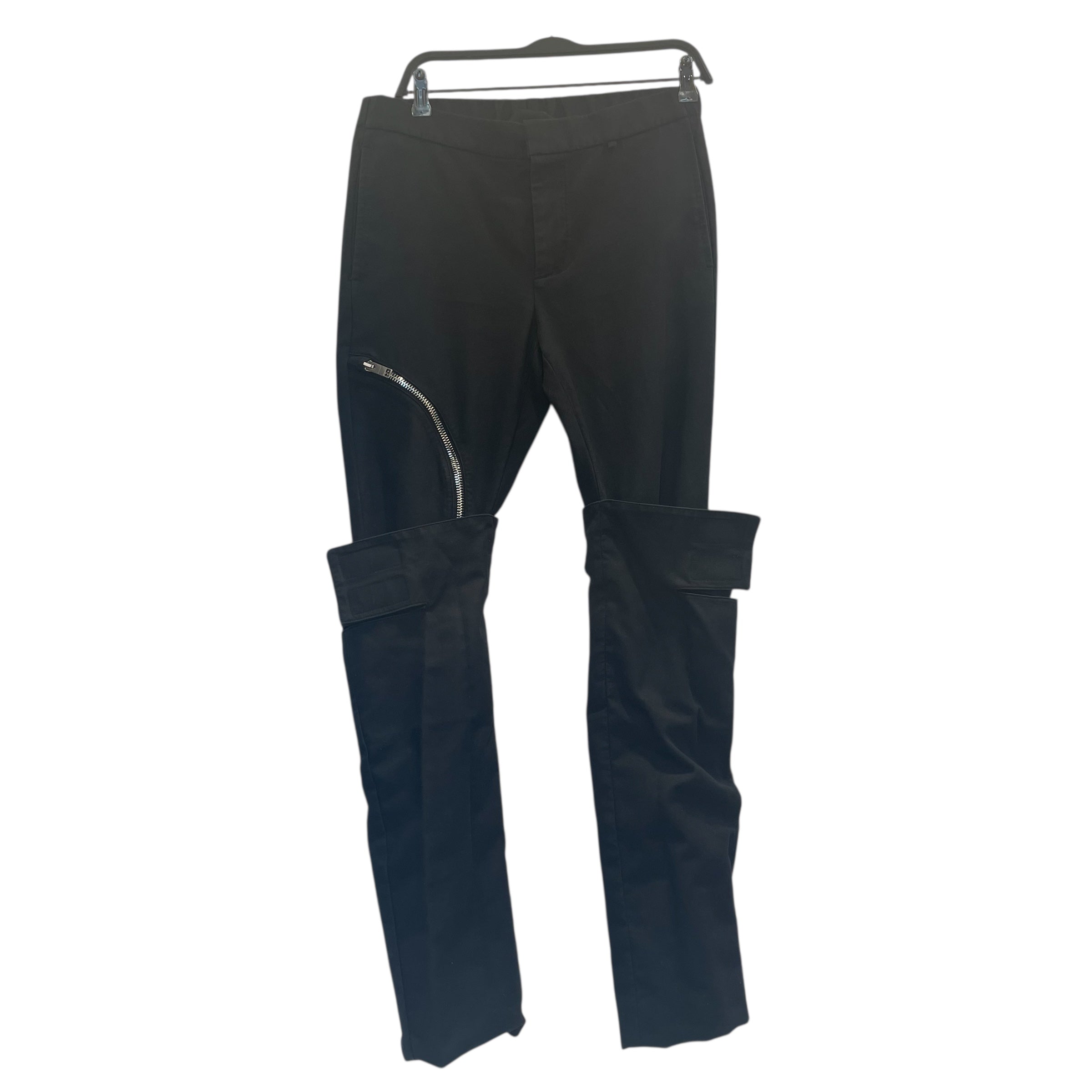 GIVENCHY/Pants/48/Cotton/BLK/DOUBLE KNEE view 1