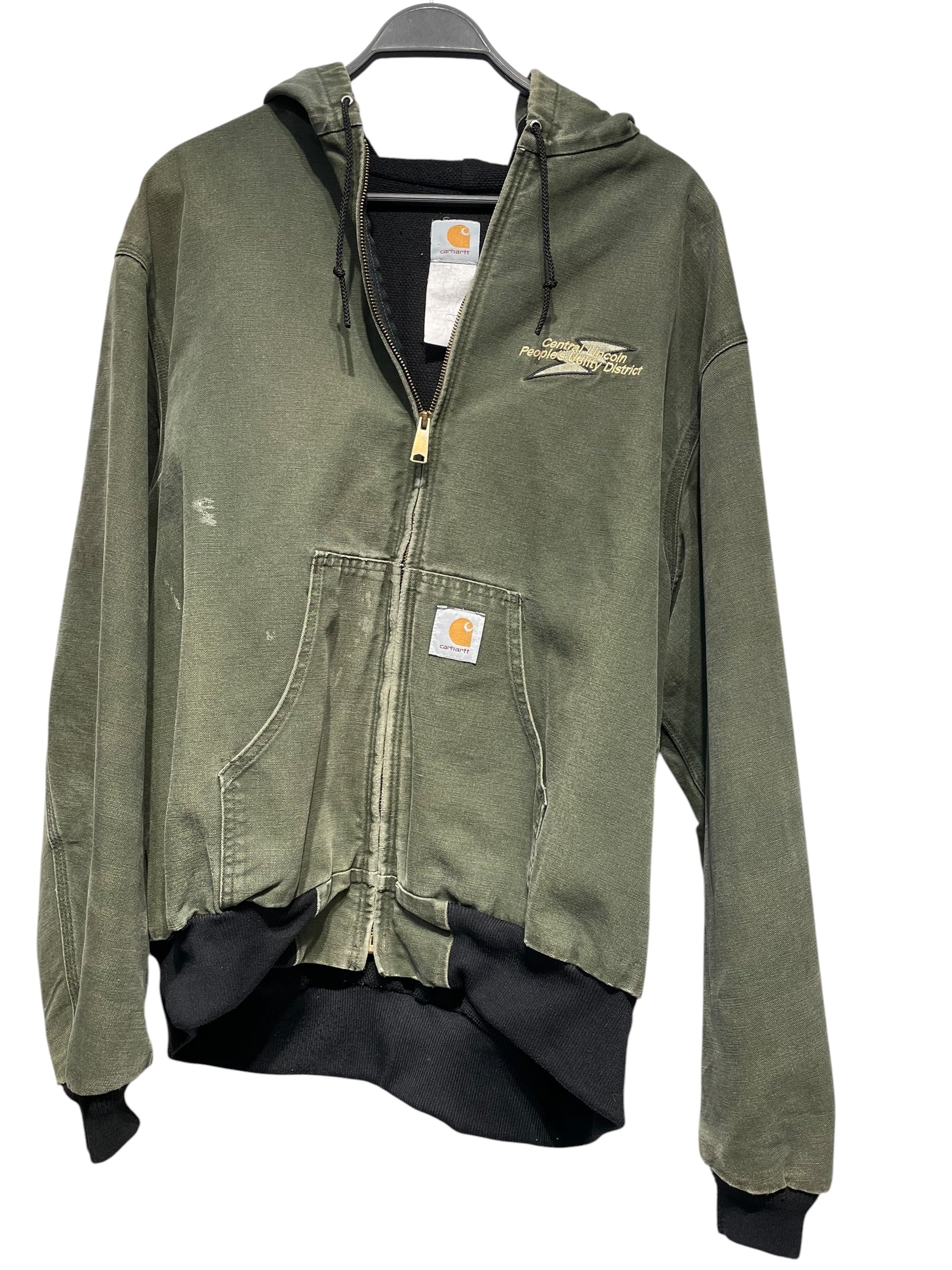 Carhartt/Jacket/OS/Denim/GRN/CENTRAL LINCOLN PATCH view 2