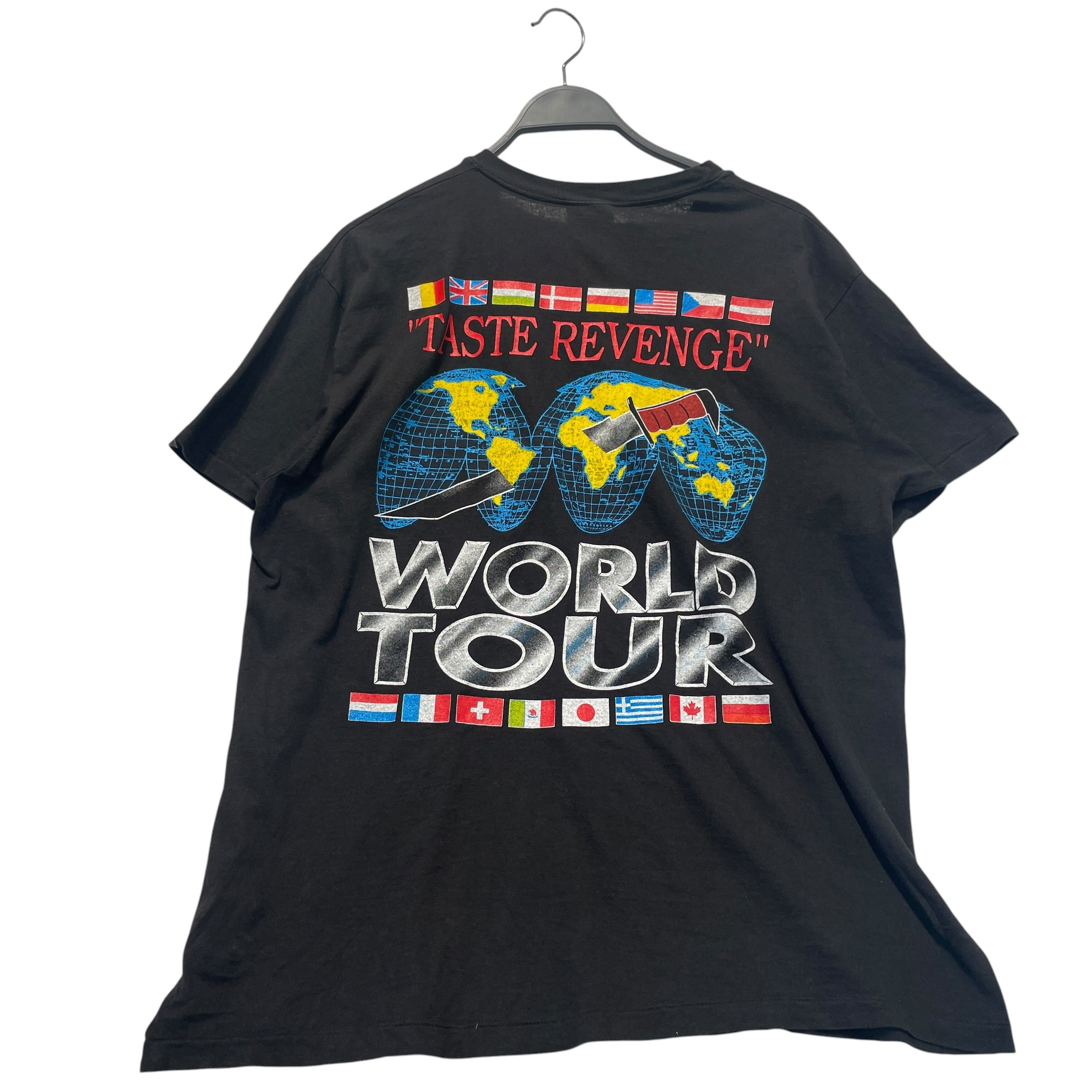 Vintage/T-Shirt/Cotton/BLK/Graphic/Sanctuary "Taste Revenge" view 3
