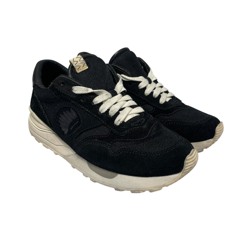 visvim/Low-Sneakers/US 8/Suede/BLK/Roland Leather Trimmed Suede