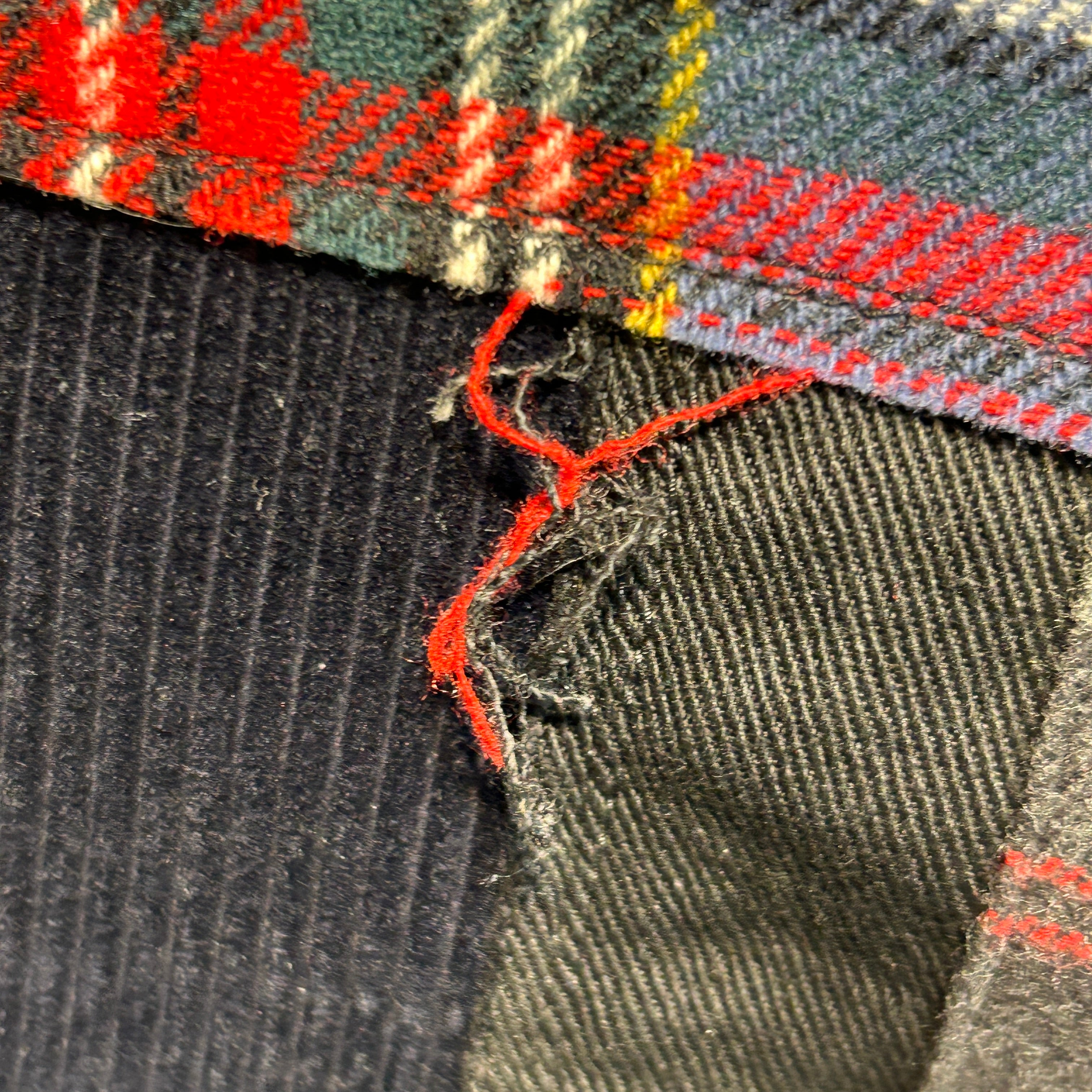 JUNYA WATANABE COMME des GARCONS MAN/Pants/XS/Cotton/BLK/Multi Patches view 7