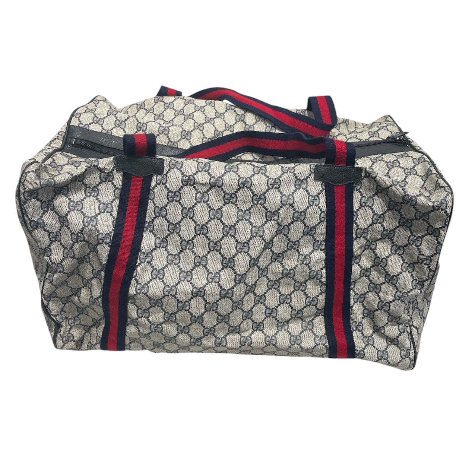 GUCCI/Luggage/Monogram/Leather/GRY/GG SUPREME WEEKENDER view 1