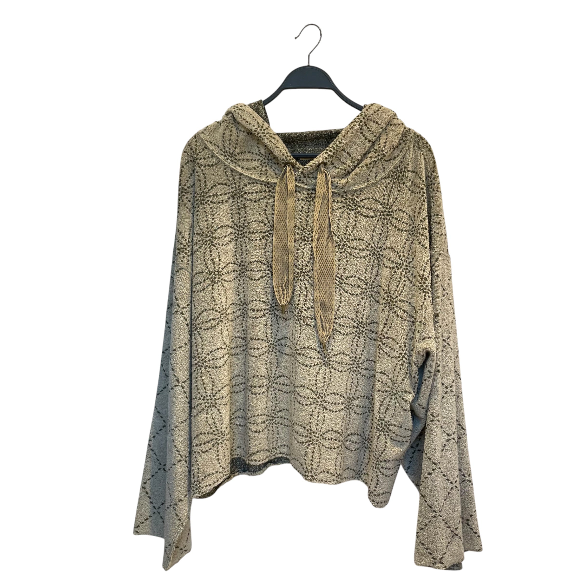 KAPITAL/Hoodie/3/Floral Pattern/Linen/BEG/TOWEL TEXTURE view 1