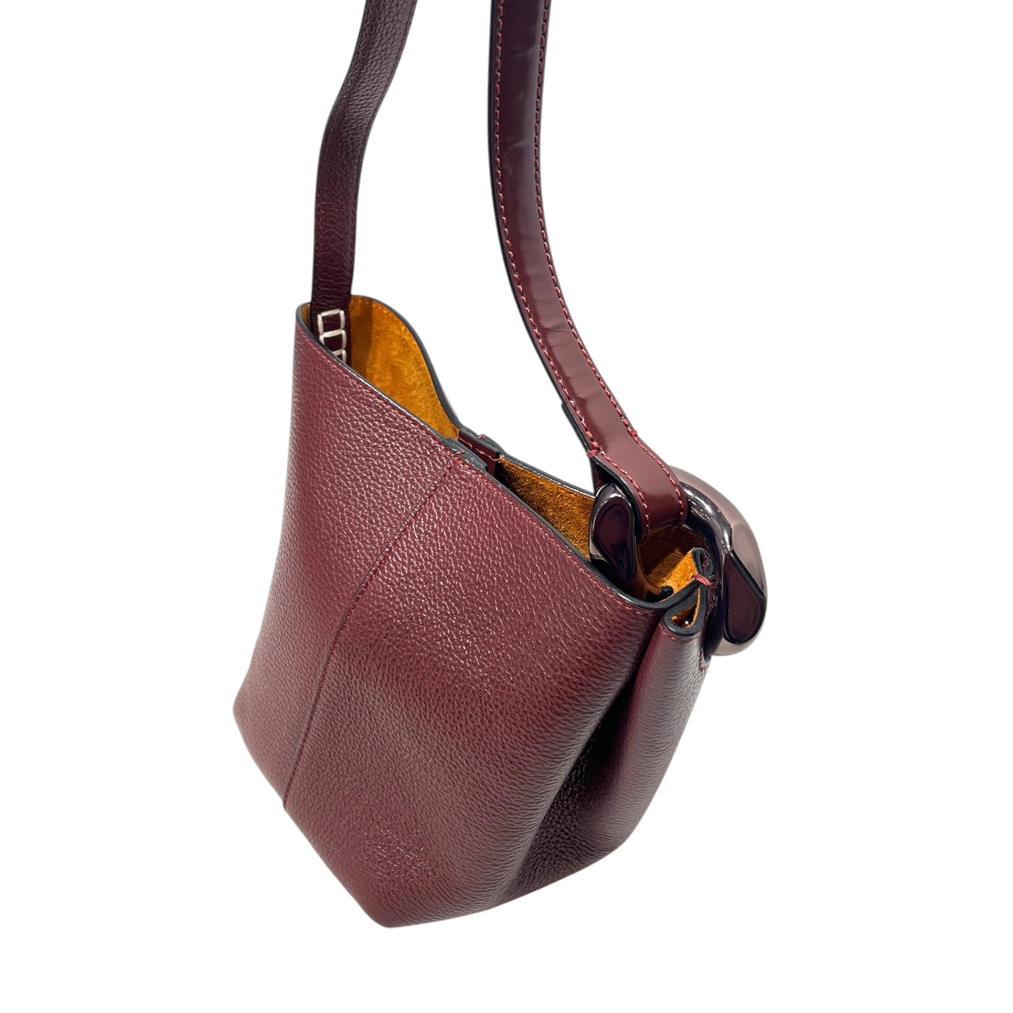 JW ANDERSON(J.W.ANDERSON)/Hand Bag/Leather/RED/corner leather bucket bag view 3