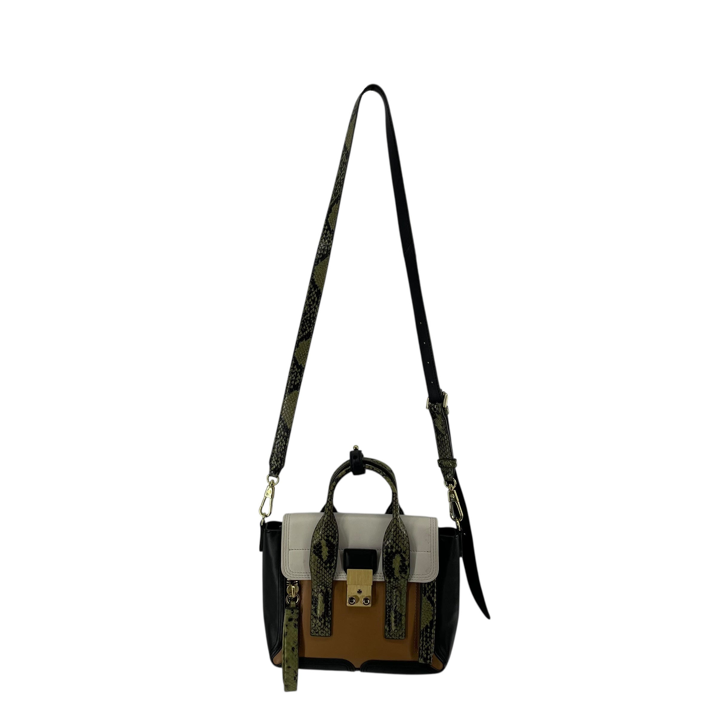 3.1 phillip lim/Cross Body Bag/Animal Pattern/Leather/BLK/SNAKESKIN PASHI view 6