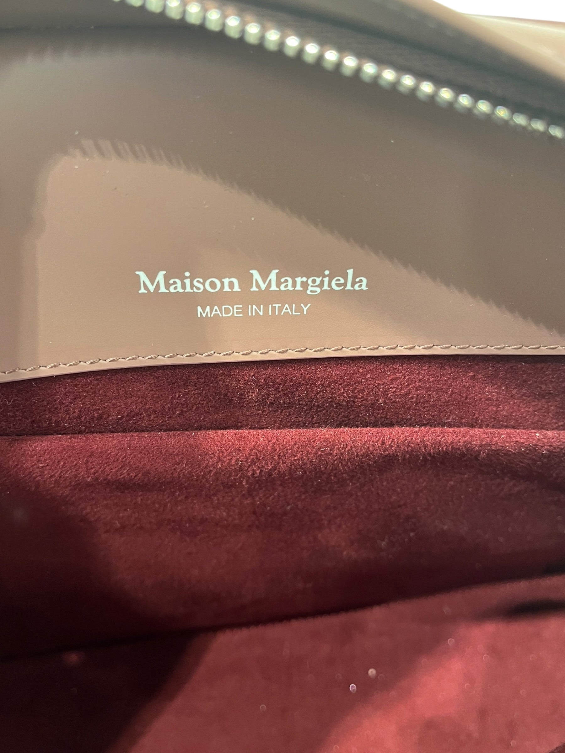 Maison Margiela/Bag/Leather/PNK/MARGIELA SNATCHED BAG/CLUTCH view 7