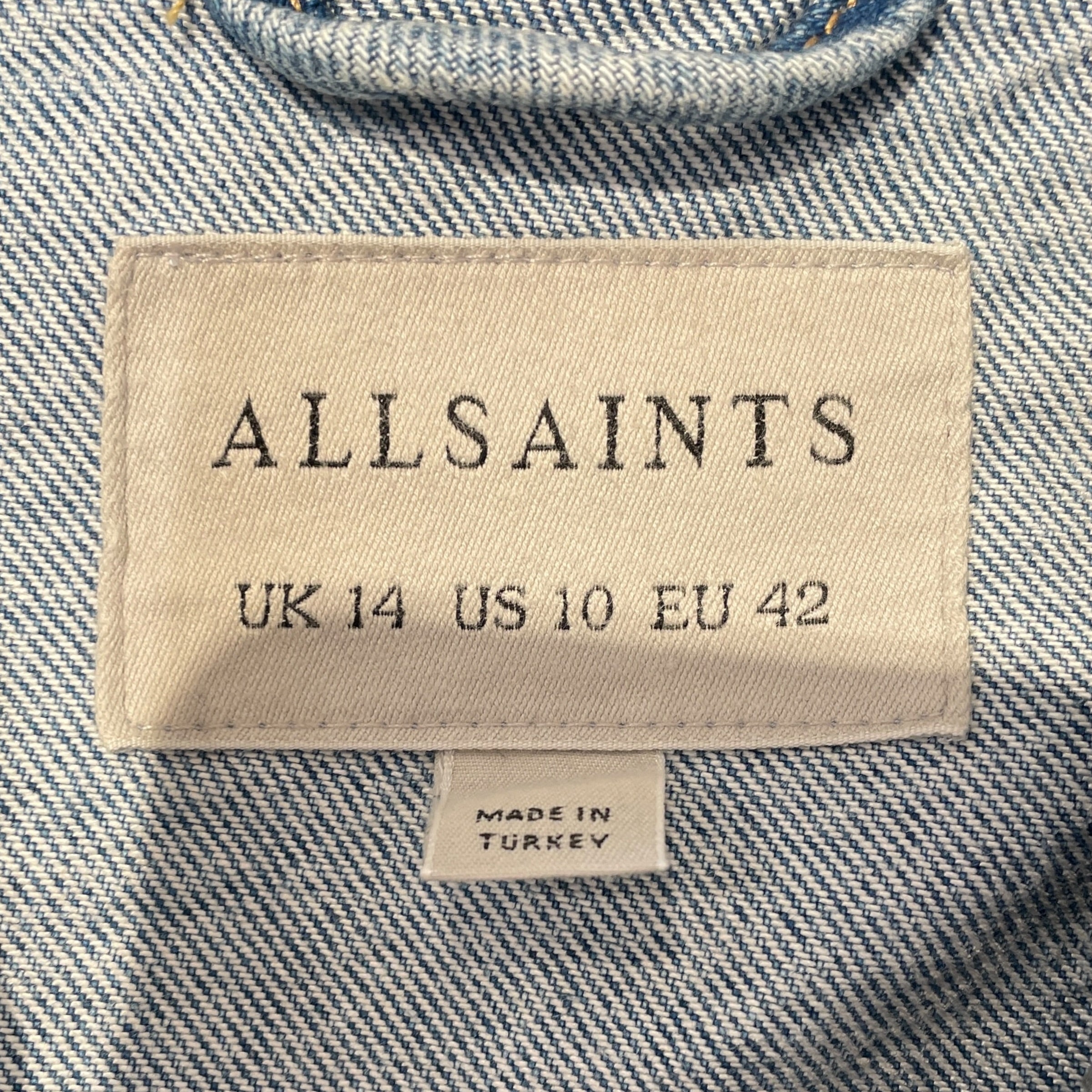 ALLSAINTS/Denim Jkt/M/Denim/BLU/Piper Crystal Jacket view 3