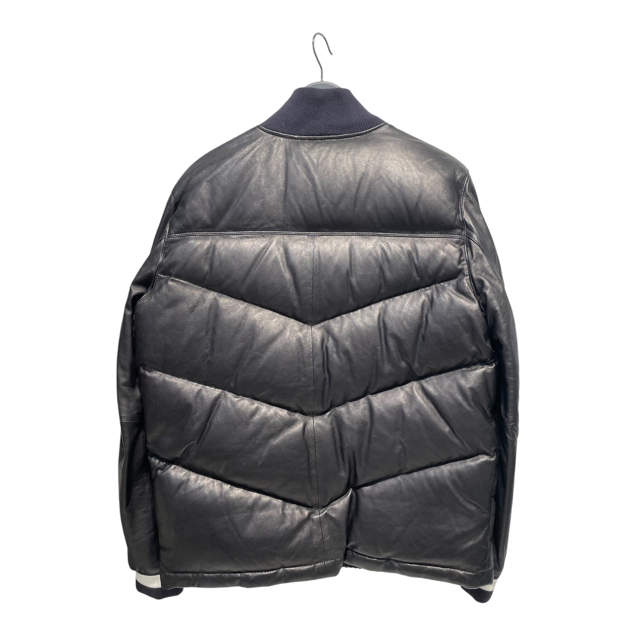 NIKE/Puffer Jkt/L/Lambskin/BLK/football / lambskin view 2