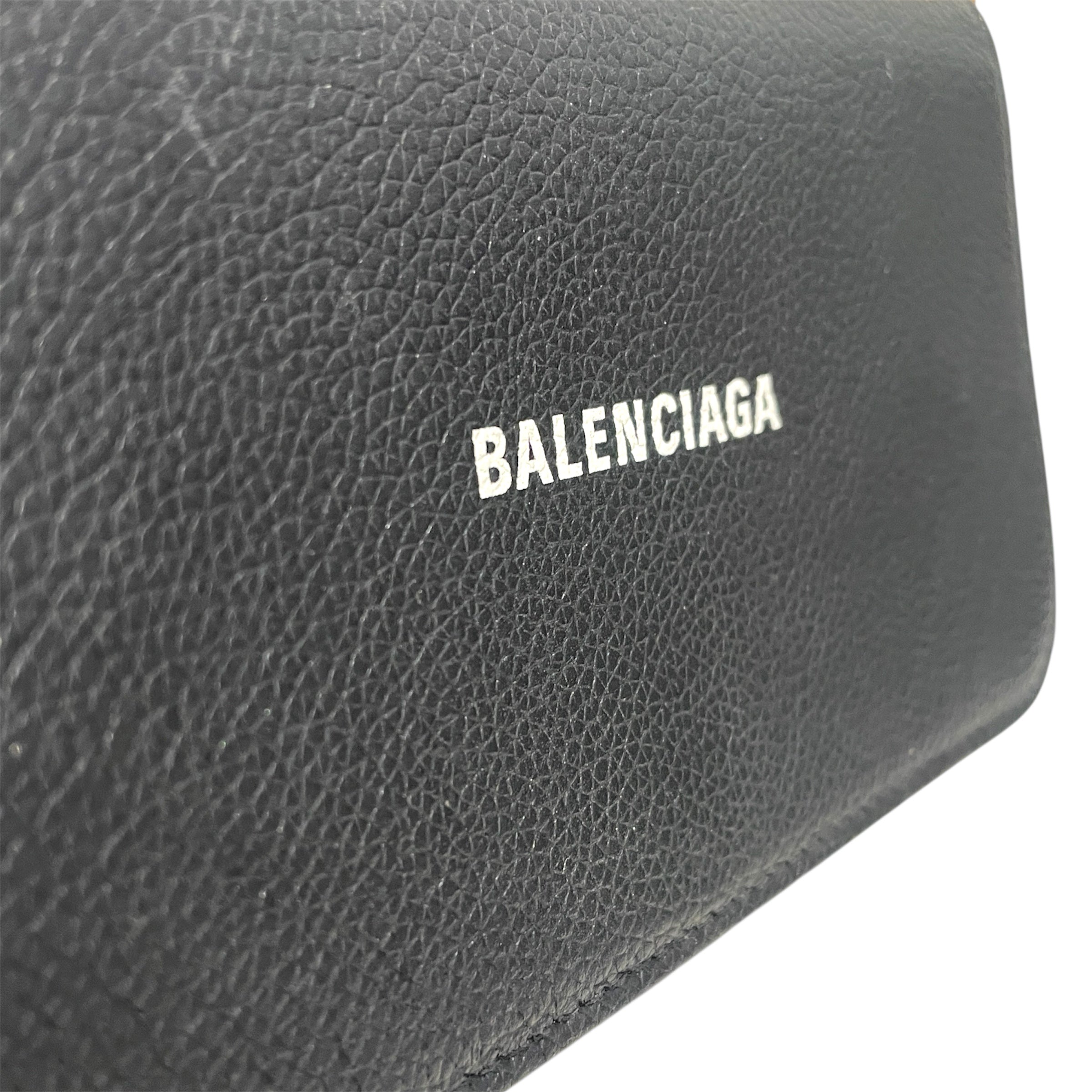 BALENCIAGA/Cross Body Bag/Leather/BLK/ view 4