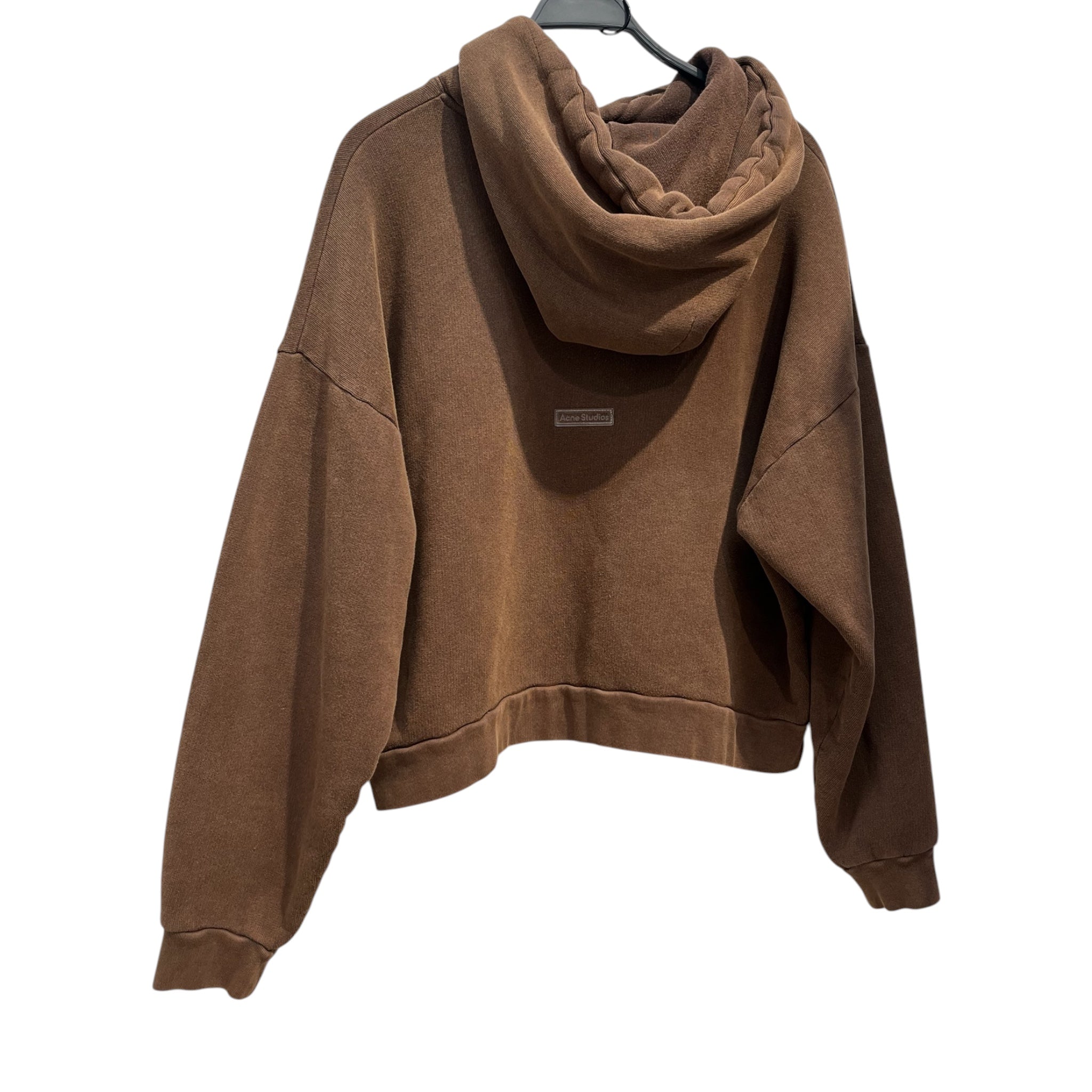 Acne Studios/Hoodie/XS/Cotton/BRW/CROPPED HOODIE view 2