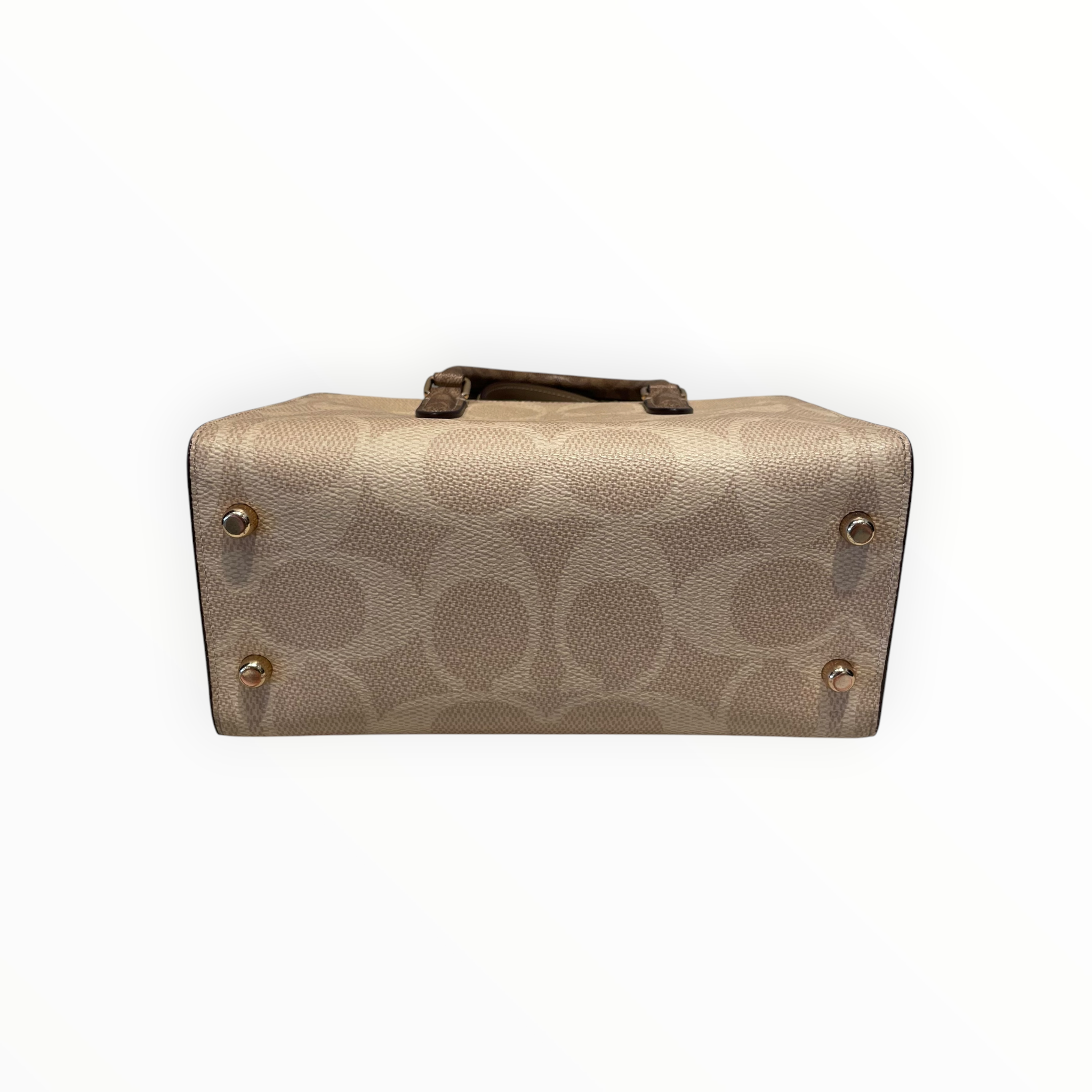 COACH/Hand Bag/Monogram/Leather/BRW/MAGGIE view 4