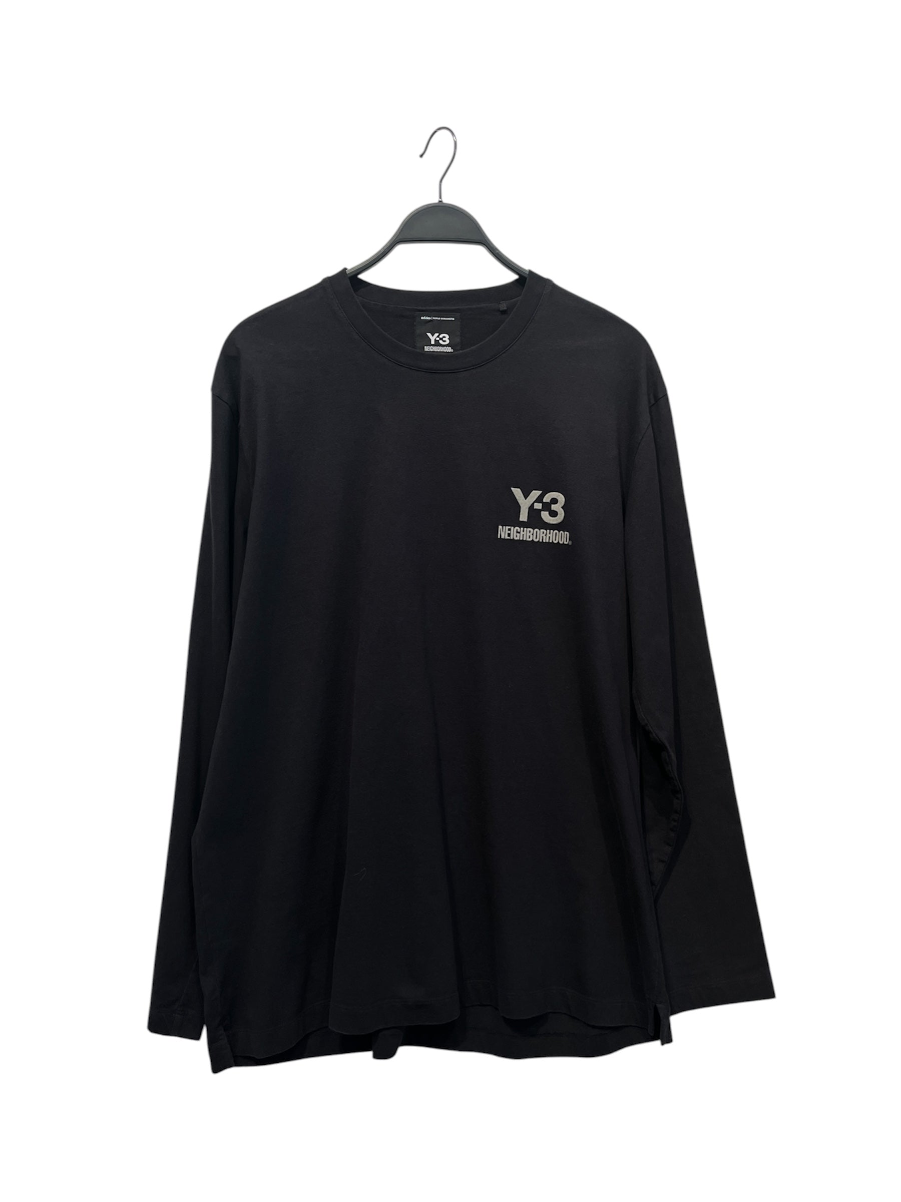 YOHJI YAMAMOTO/T-Shirt/XL/Cotton/BLK/High Neck/Graphic/neighborhood LS view 1