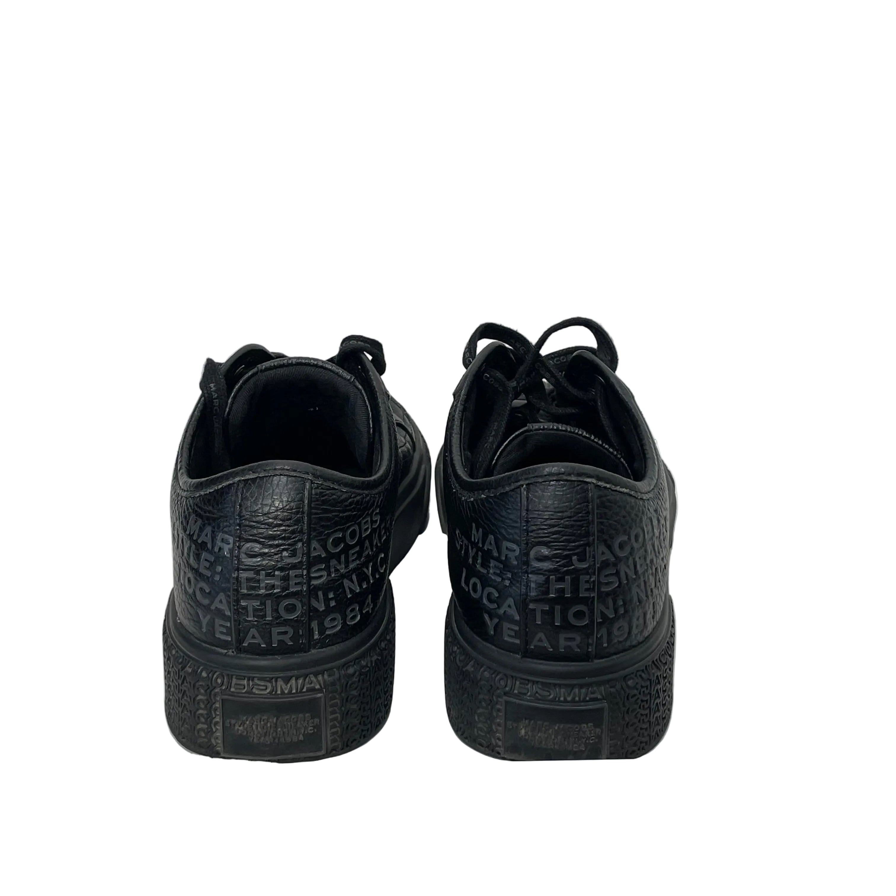 MARC JACOBS/Low-Sneakers/EU 41/Leather/BLK/The Leather Sneaker view 3
