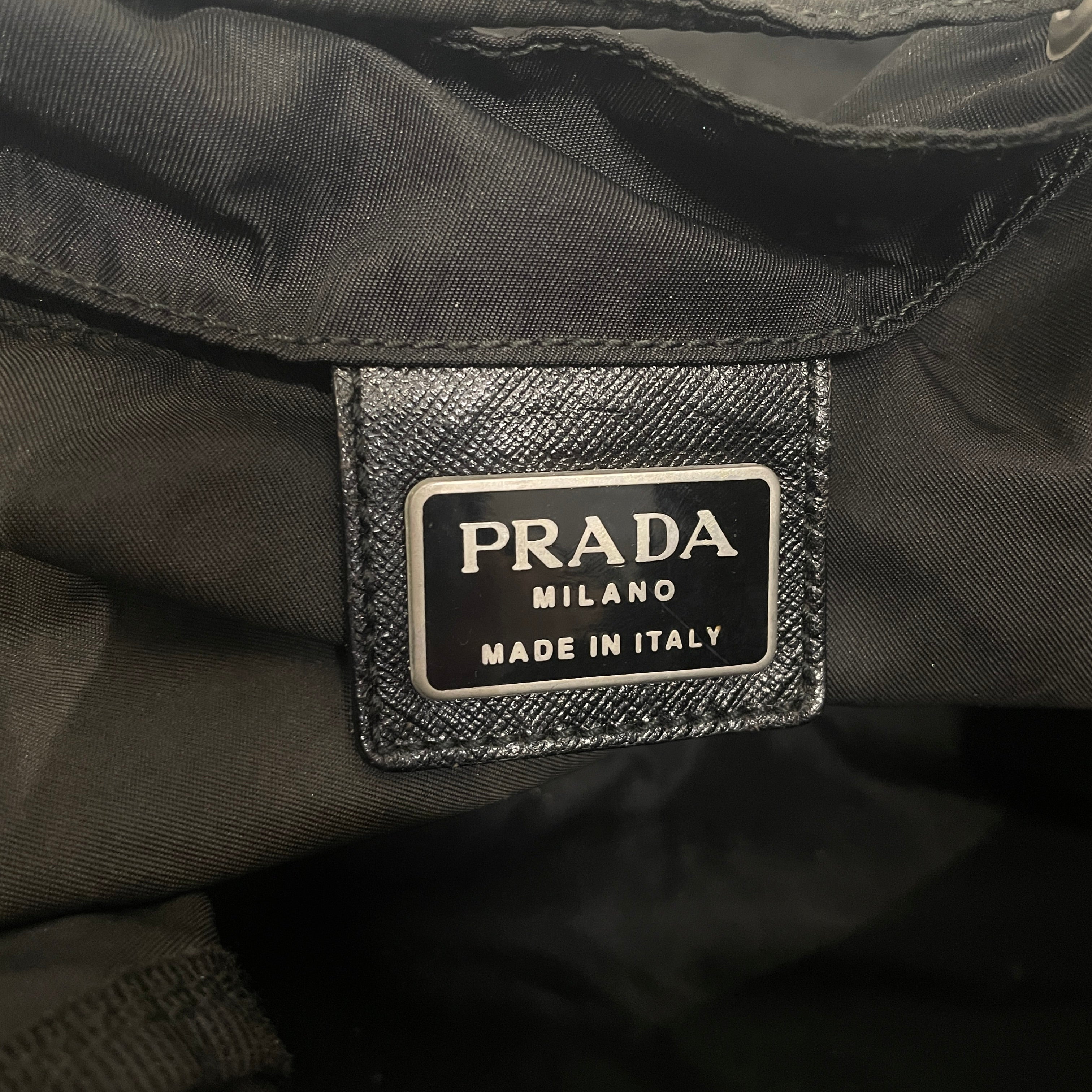 PRADA/Backpack/Nylon/BLK/VELA BACKPACK view 5