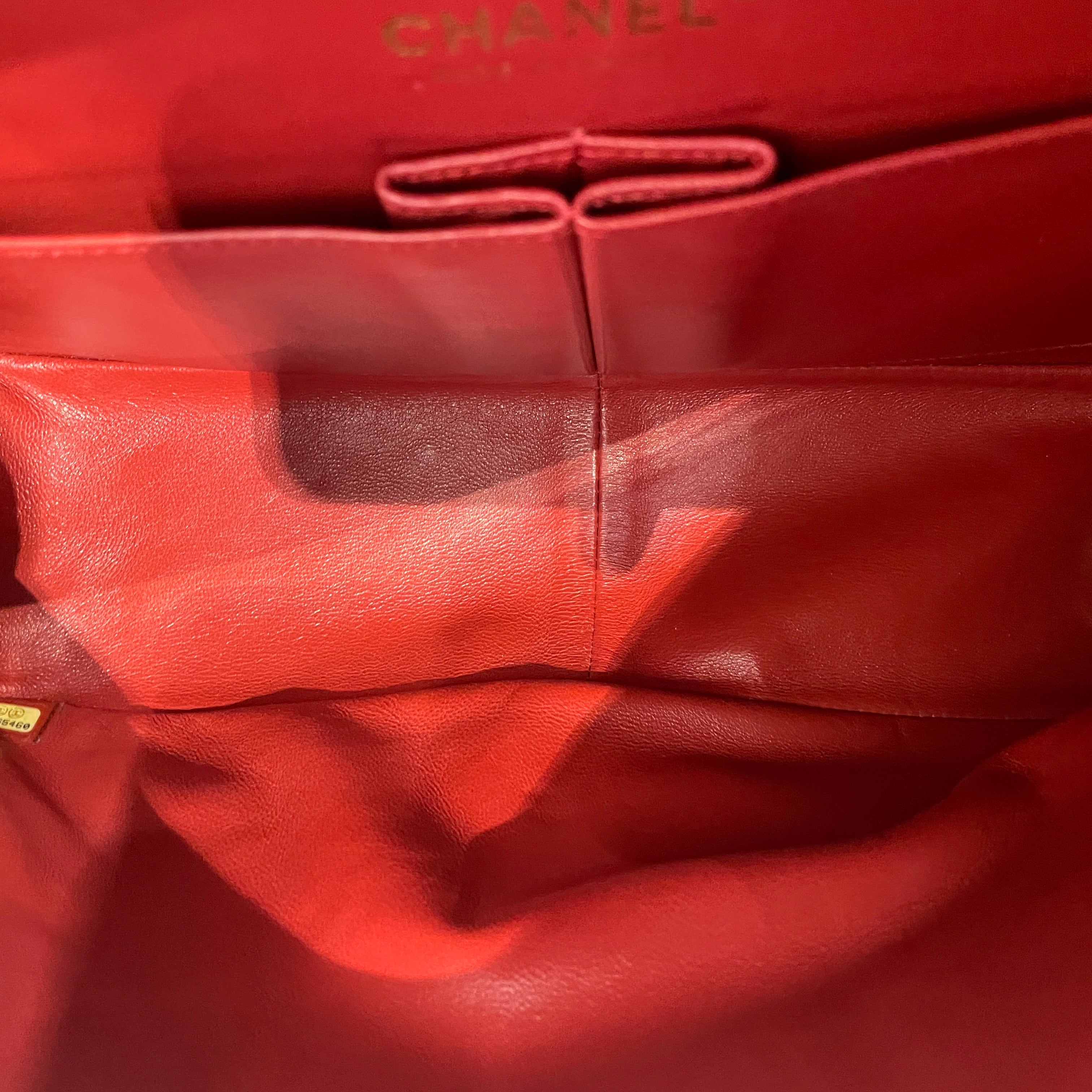 CHANEL/Cross Body Bag/Leather/RED/REISSUE 14665460 GLD CHAIN view 6