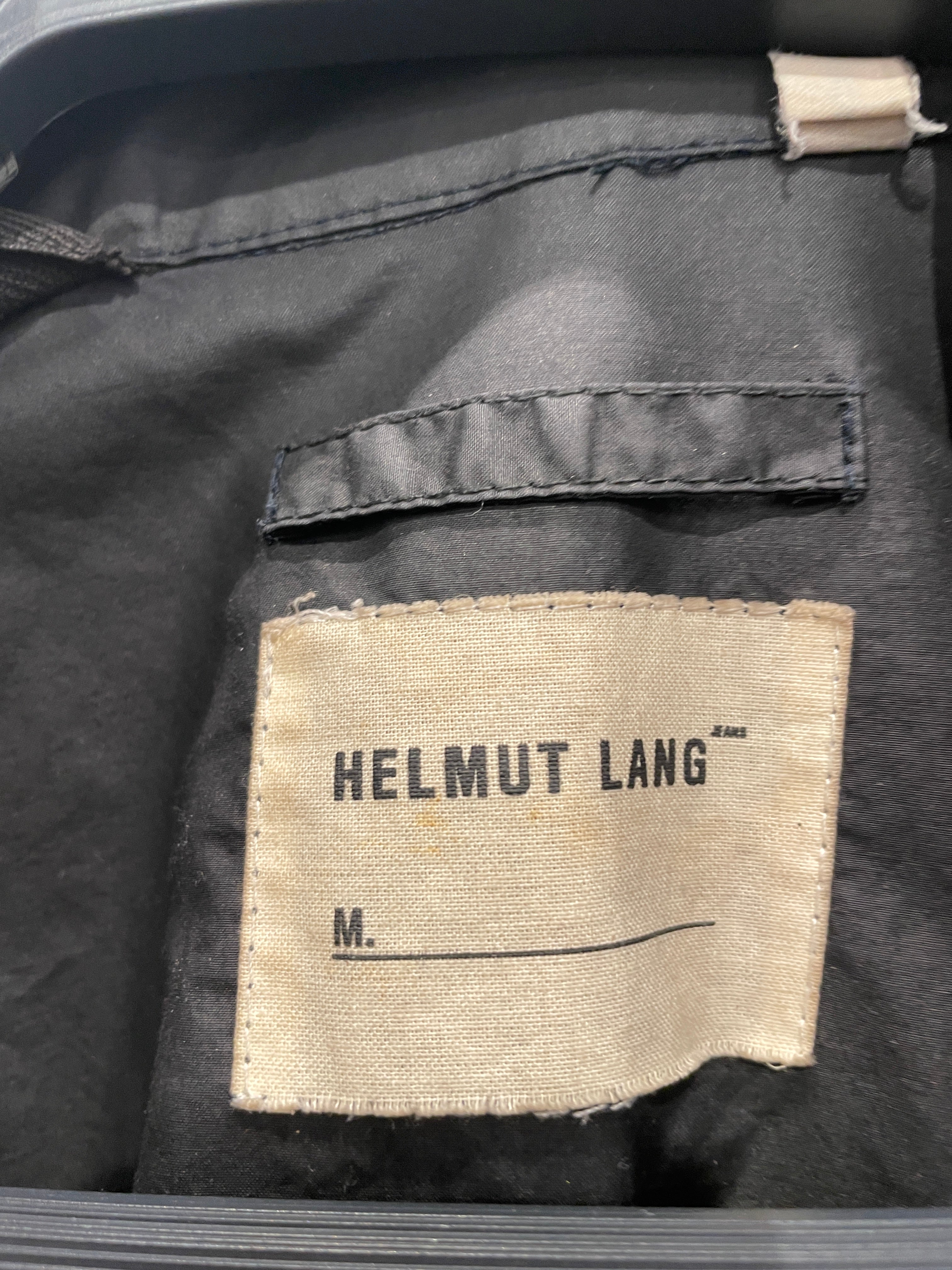 Helmut Lang/Jacket/M/Cotton/BLK/SS01 BUTTON STRAPS view 3