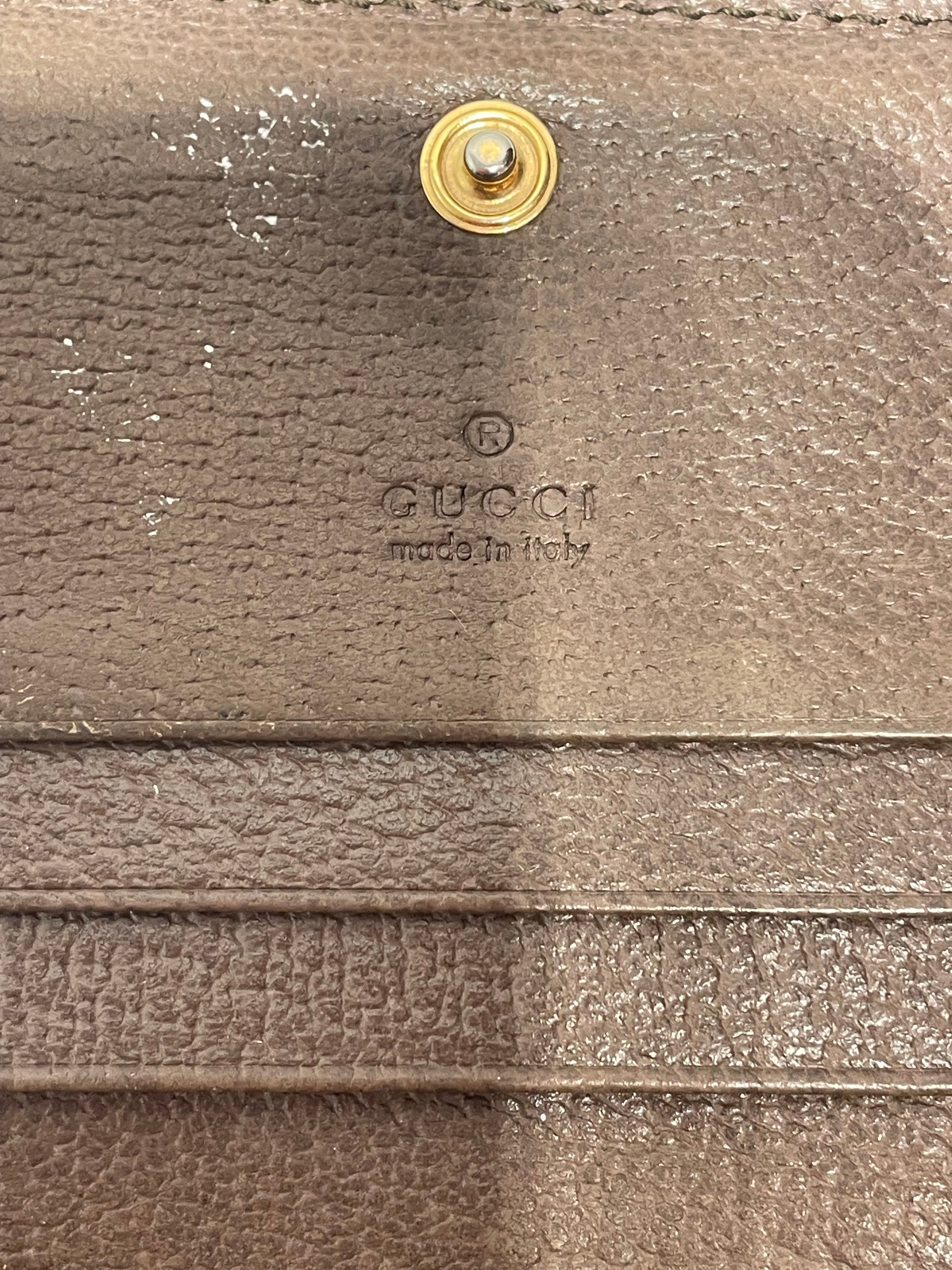 GUCCI/Wallet/Monogram/KHK/Ophidia GG Compact Wallet view 3