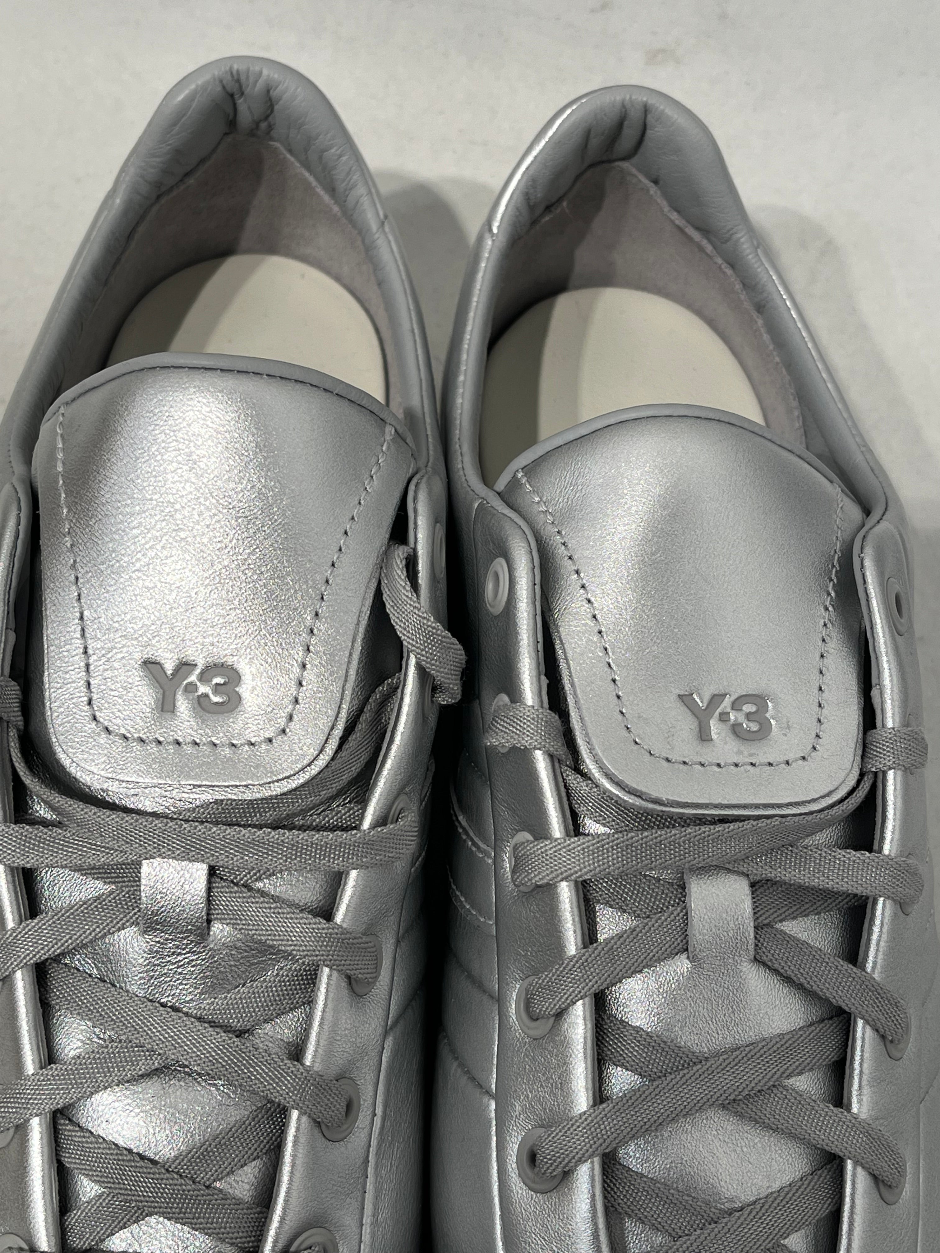 Y-3/Low-Sneakers/US 8.5/Leather/SLV/KI7112 FIELD 8.5 SLV view 5