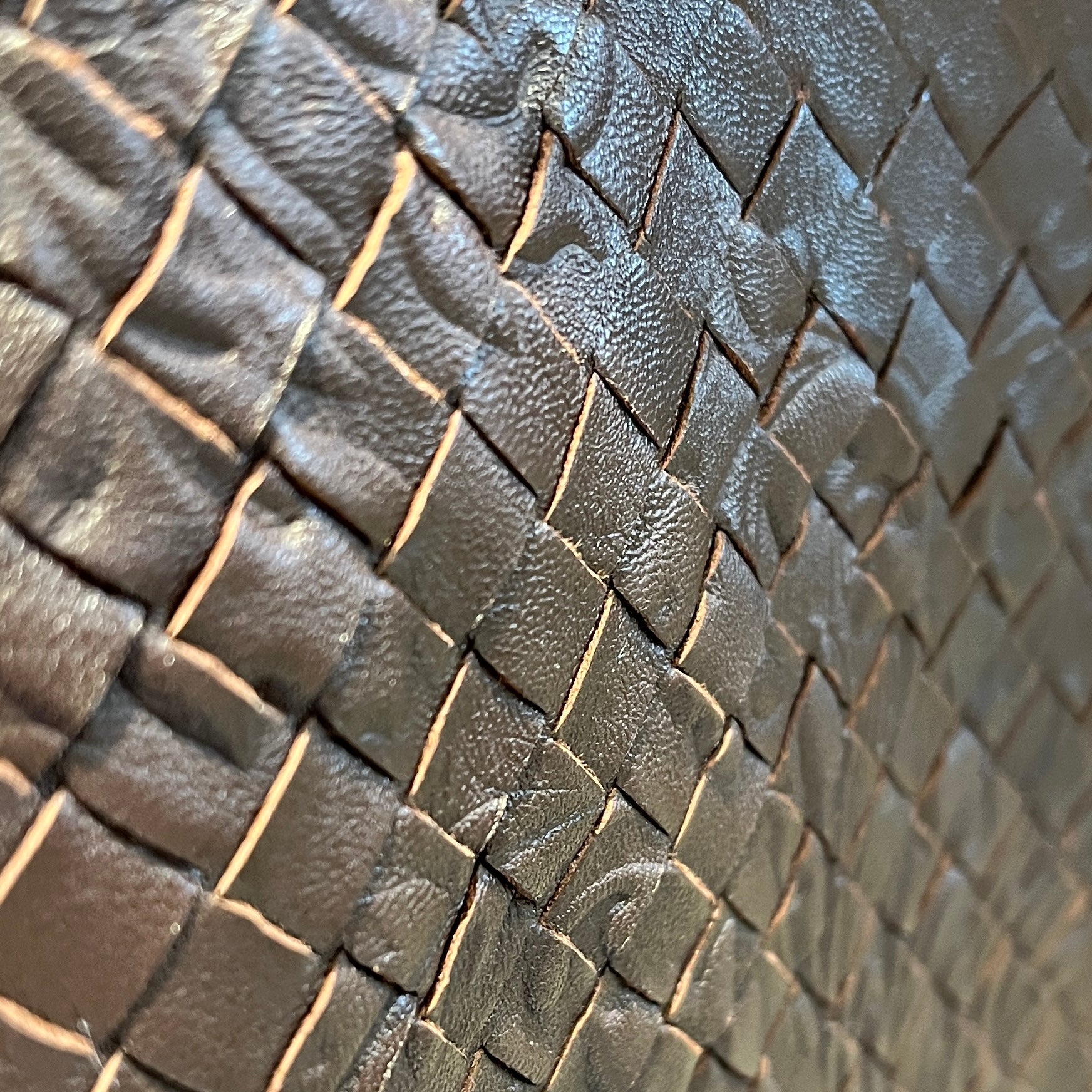 BOTTEGA VENETA/Bag/Leather/BRW/WOVEN HOBO EMBOSSED view 6