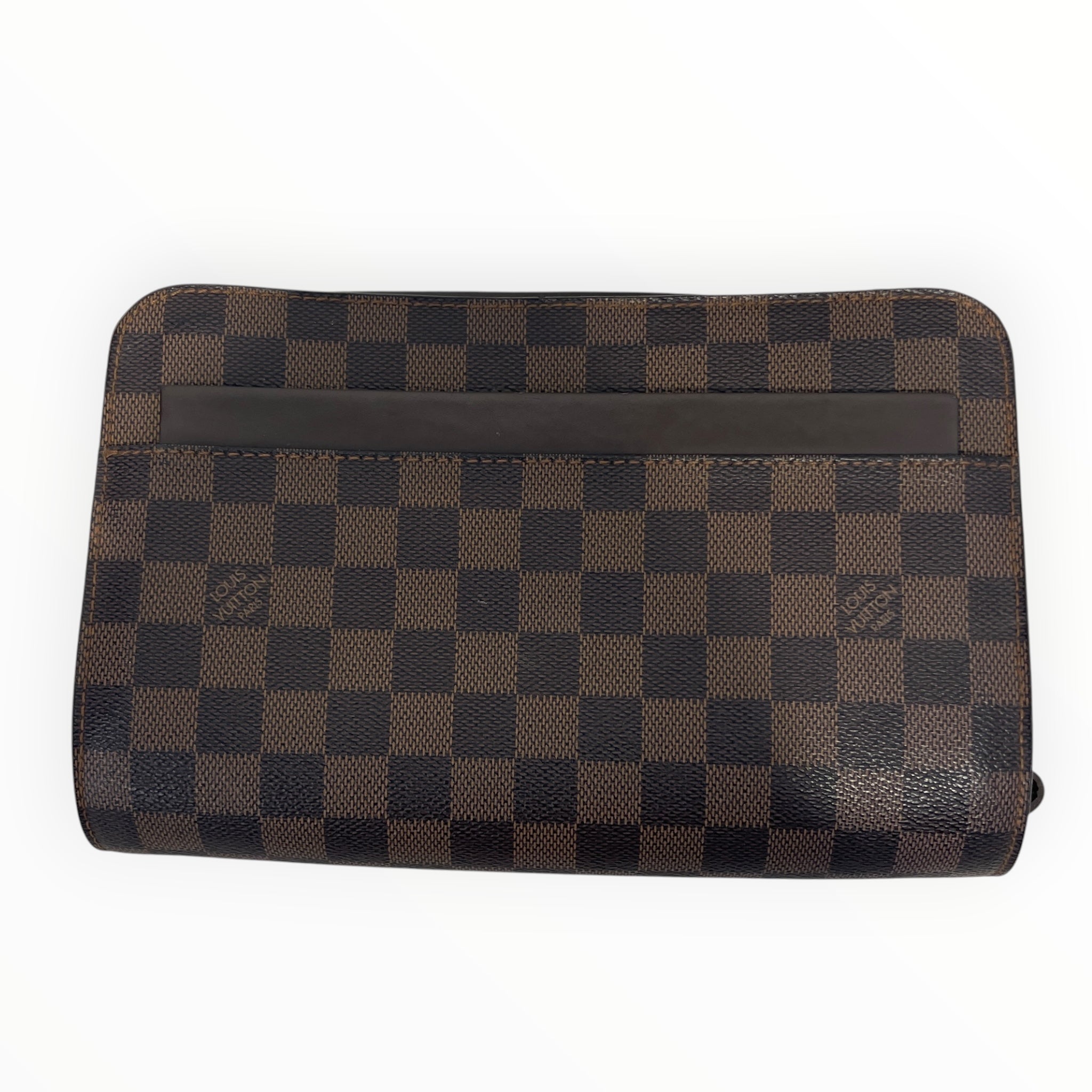 LOUIS VUITTON/Pouch/Monogram/Leather/BRW/damier saint louis clutch view 1