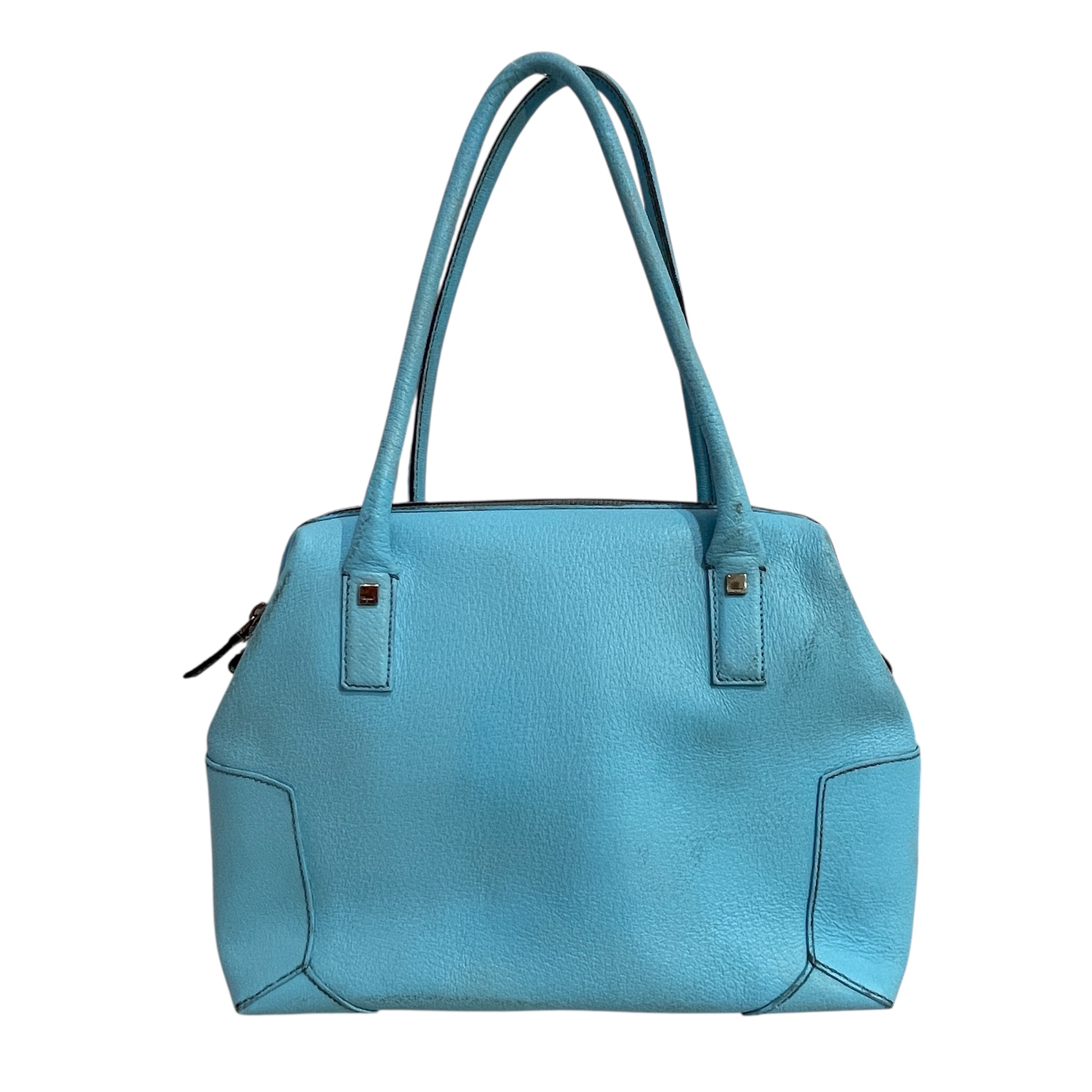 Salvatore Ferragamo/Tote Bag/Leather/BLU/Leather Top Handle Plain Bag view 1