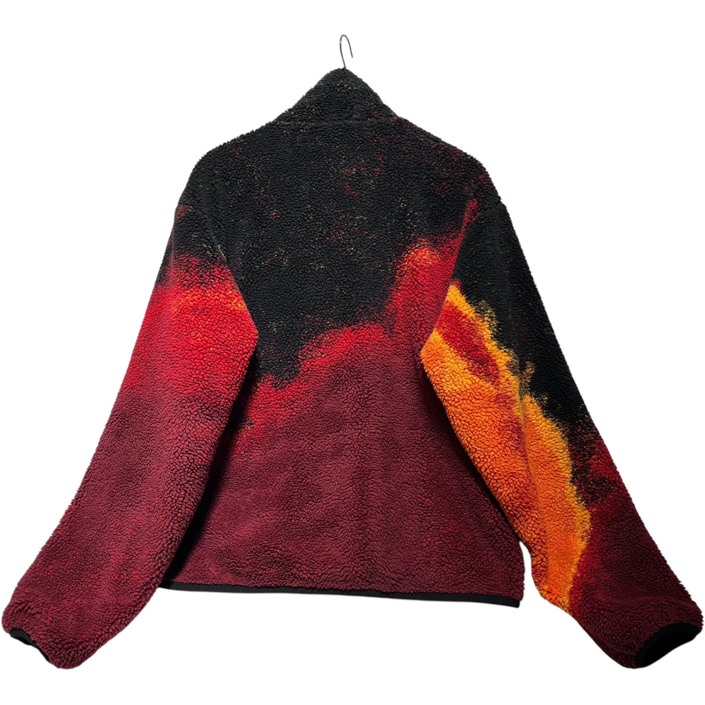 STUSSY/Track Jkt/XL/Polyester/RED/LAVA REVERSIBLE view 4