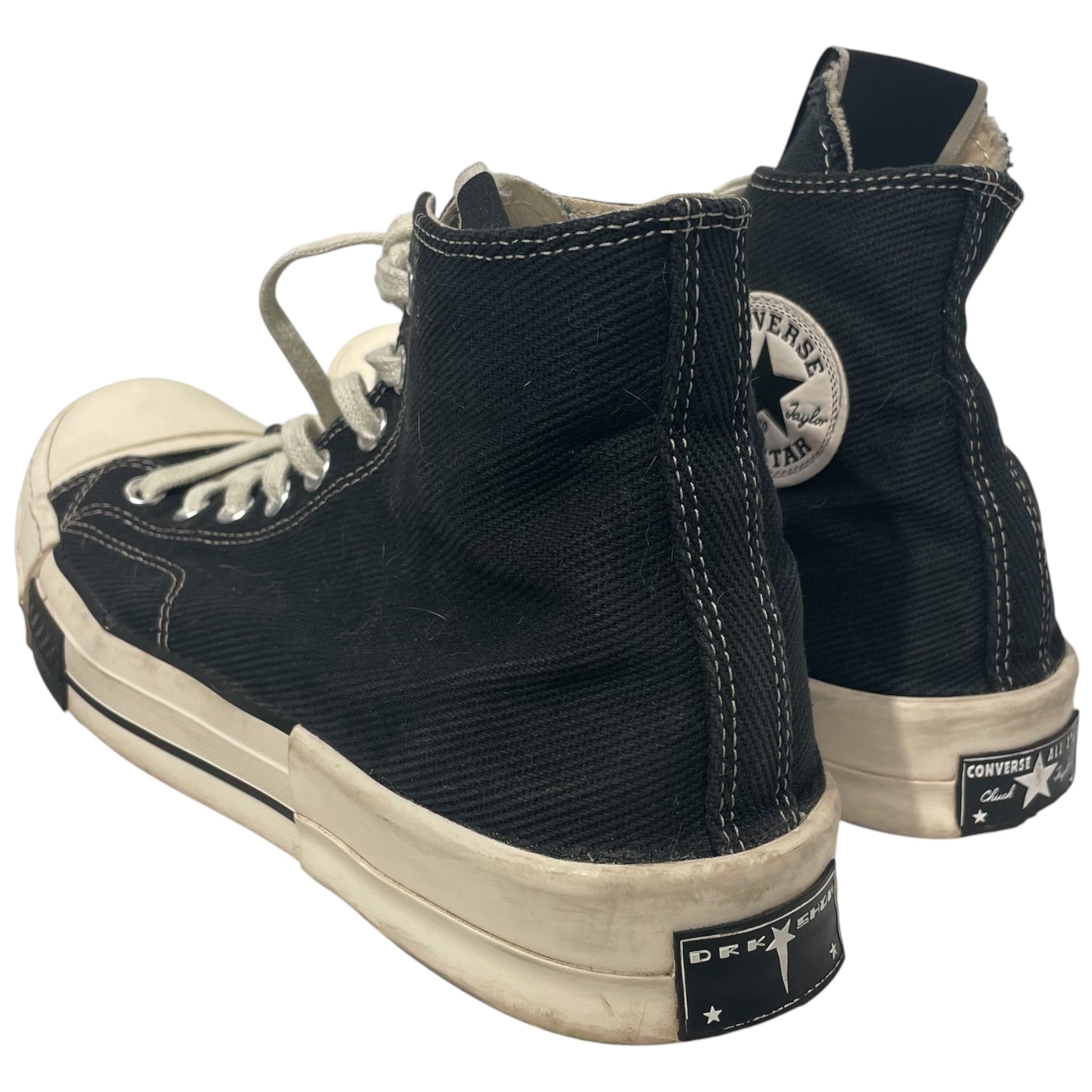 CONVERSE/RICK OWENS DRKSHDW/Hi-Sneakers/US 12/Corduroy/BLK/U-Tip/A00130C TB04DYN300075 view 2