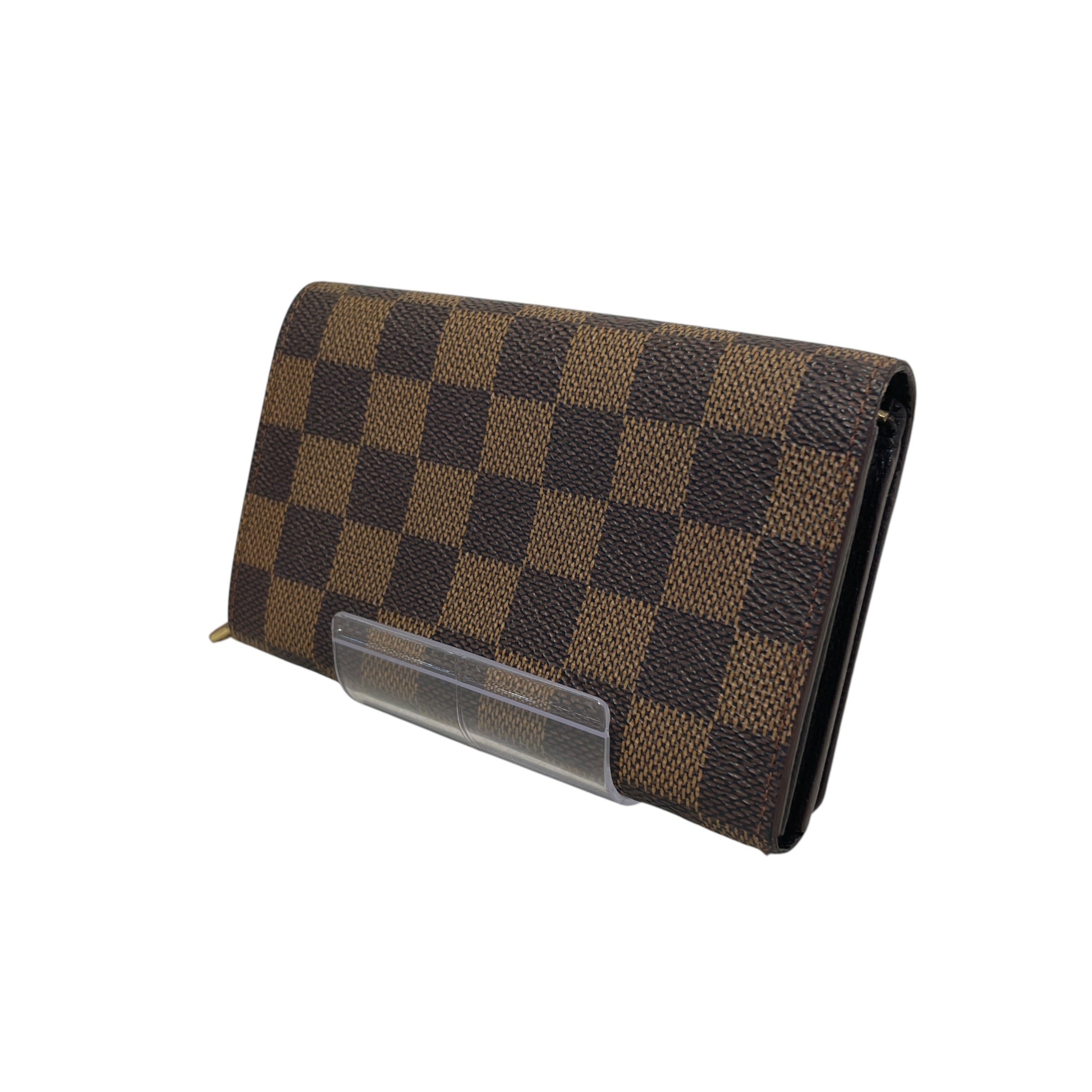LOUIS VUITTON/Wallet/Monogram/Leather/BRW/L's/Damier Ebene Porte Monnaie view 2