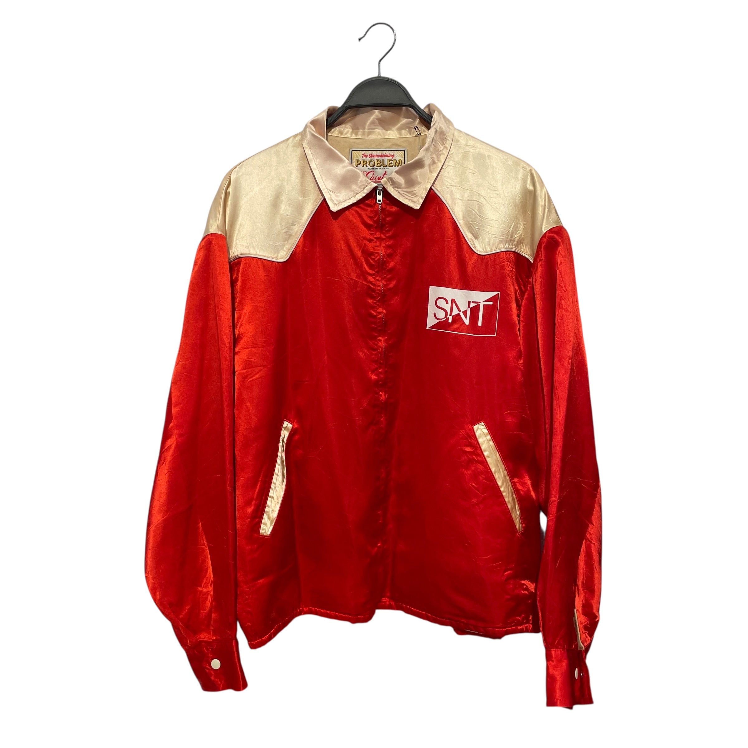 SAINT MICHAEL/Windbreaker/L/Cotton/RED/Single Breasted/RED WESTERN JKT SS'23 view 1