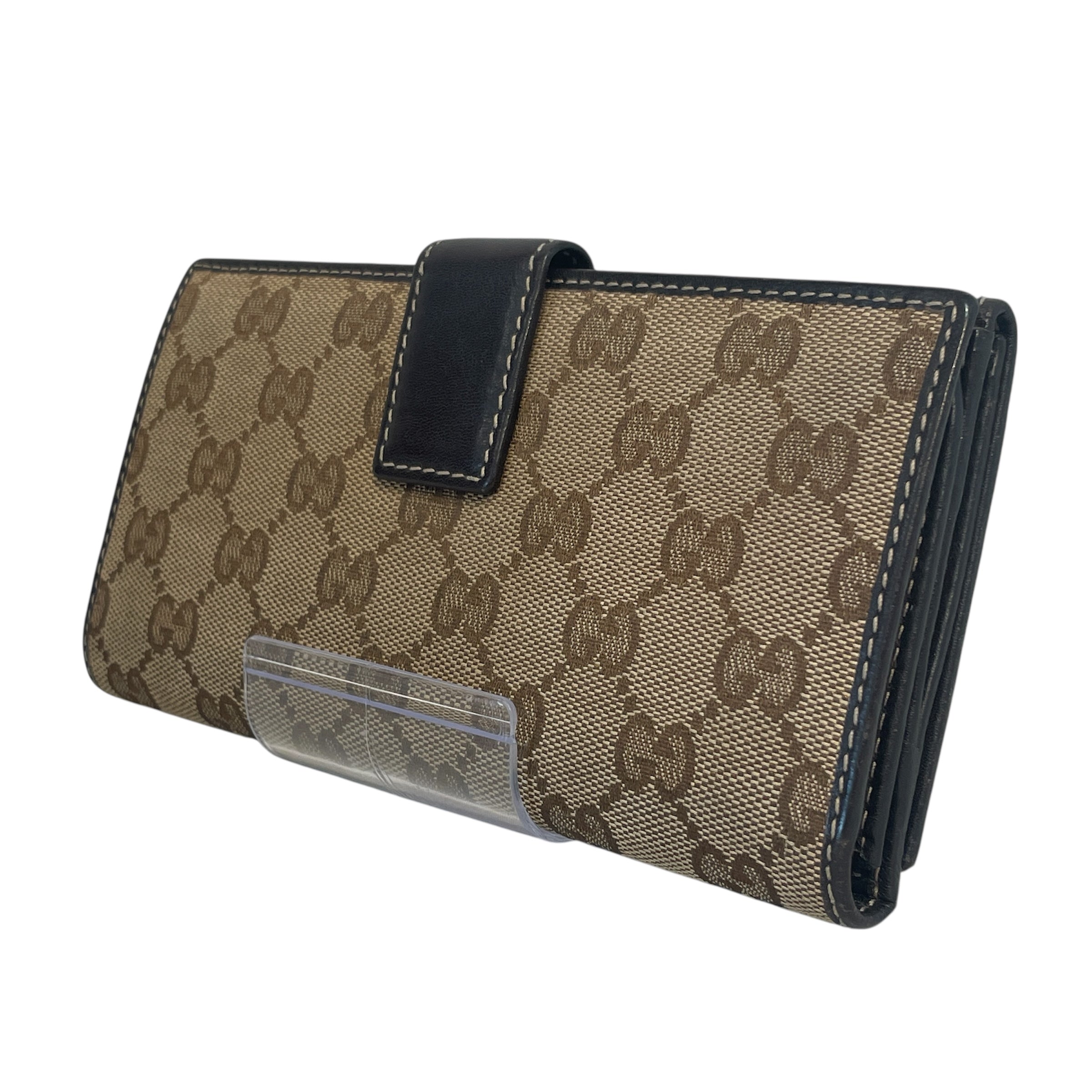 GUCCI/Wallet/Monogram/Cotton/BRW/Continental Monogram Wallet view 2