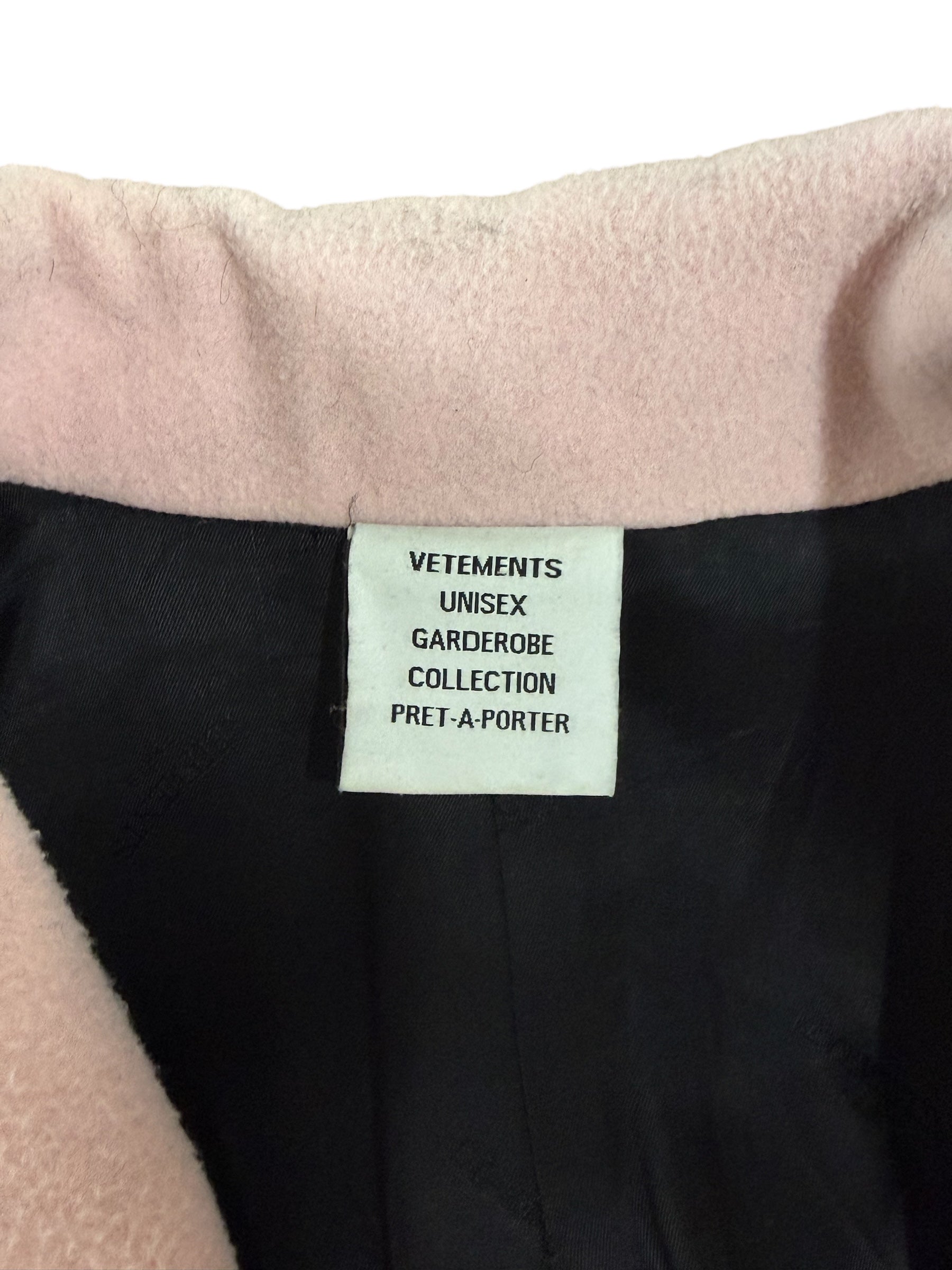 VETEMENTS/Trench Coat/S/Rayon/PNK/UE63CO160P view 5