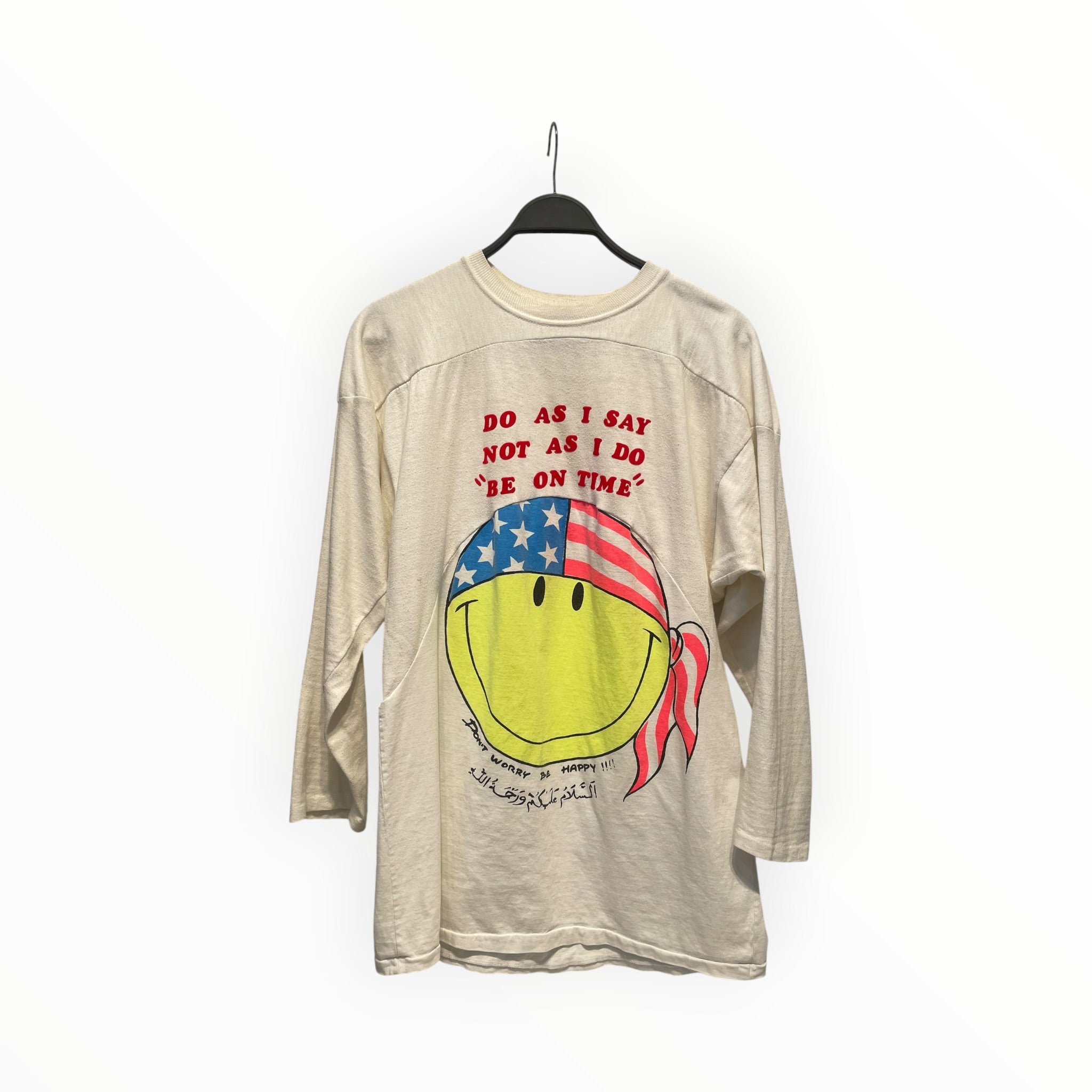 JOSHUA/LS T-Shirt/L/Cotton/WHT/All Over Print/ view 1