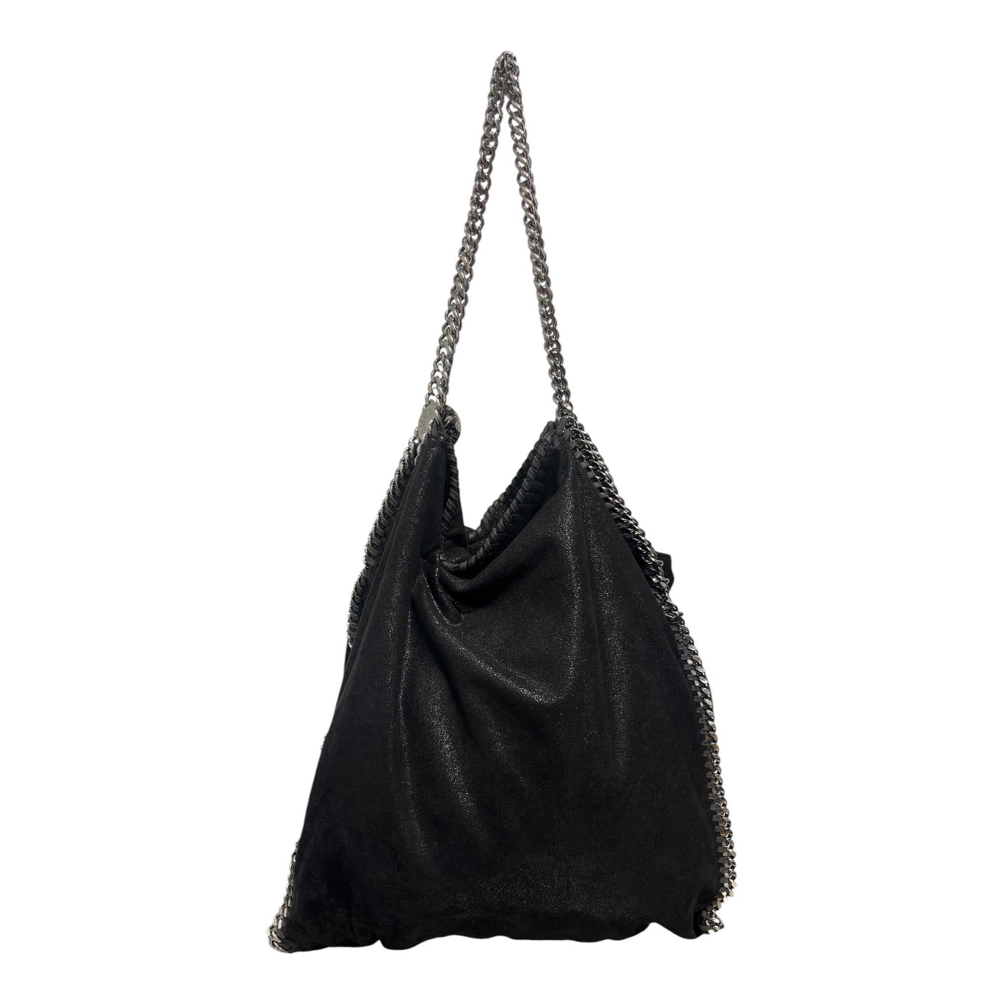 STELLAMcCARTNEY/Tote Bag/Suede/BLK/CHAIN SIDES view 2