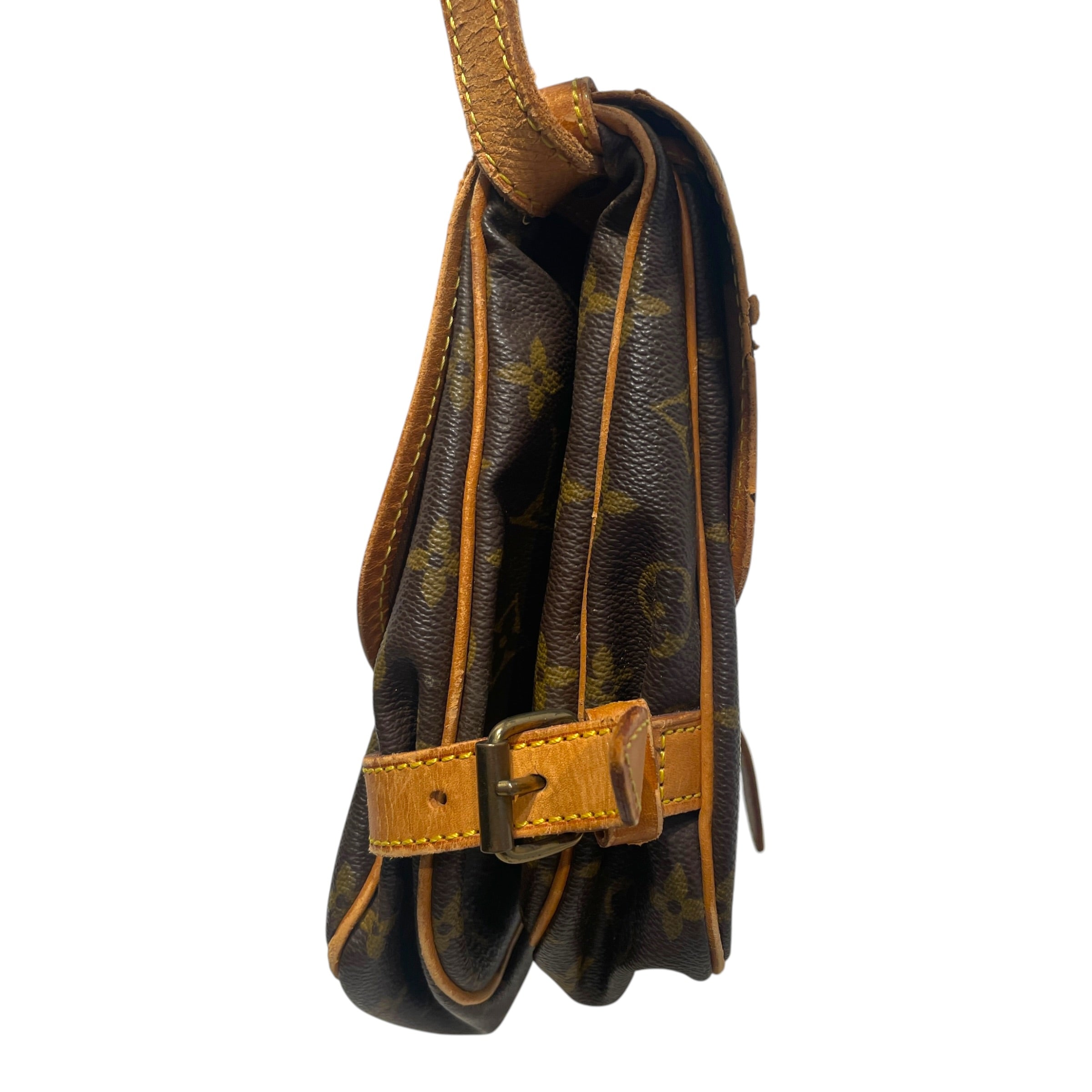 LOUIS VUITTON/Cross Body Bag/Monogram/Leather/BRW/Samur 35 Crossbody Bag view 6