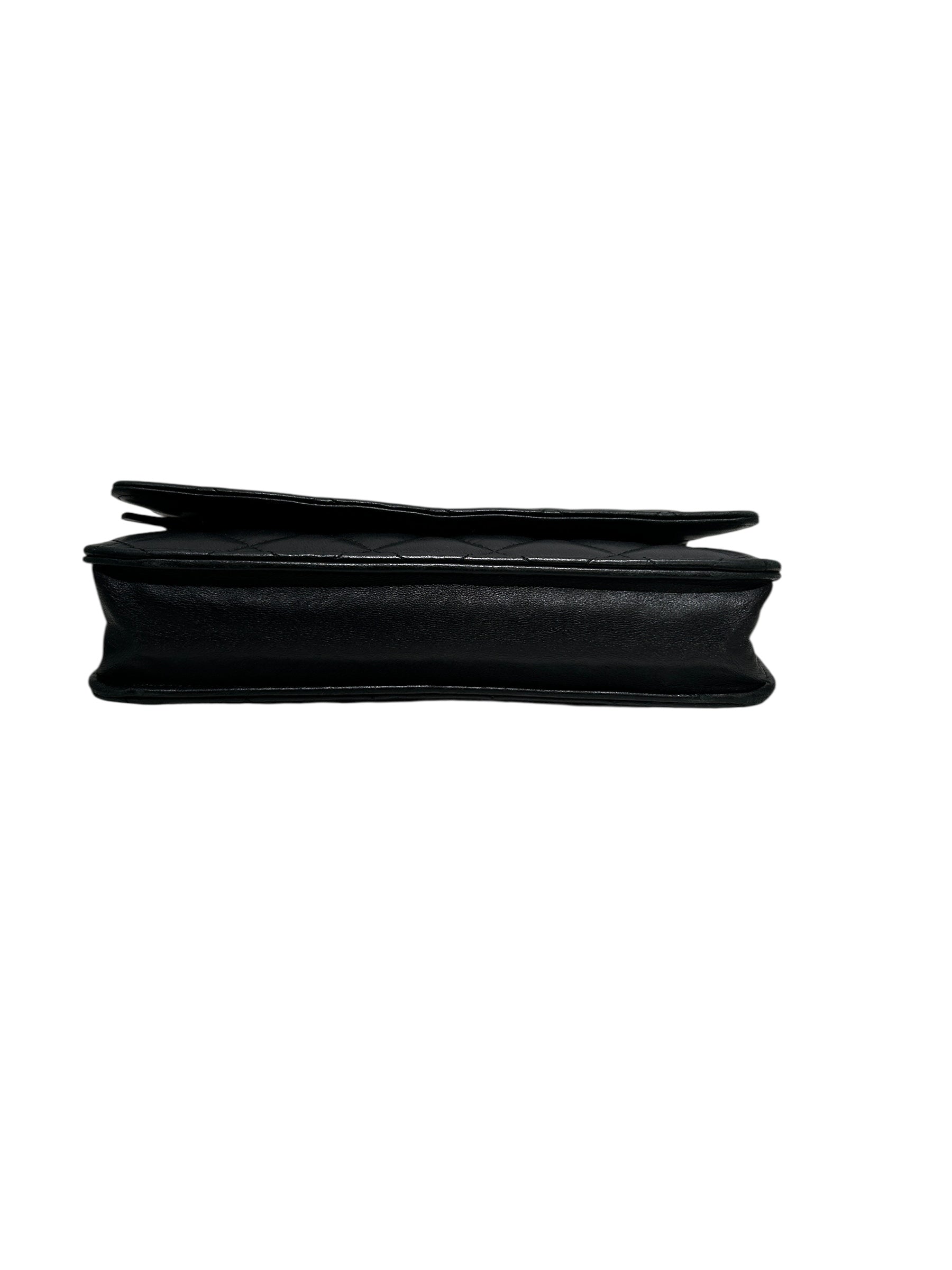 CHANEL/Bag/Leather/BLK/WALLET ON CHAIN view 5