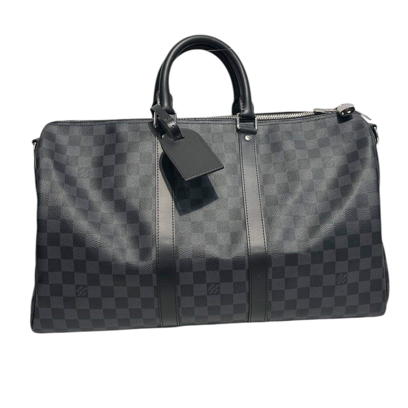 LOUIS VUITTON/Luggage/All Over Print/Leather/BLK/Monogram keep all 45 view 1