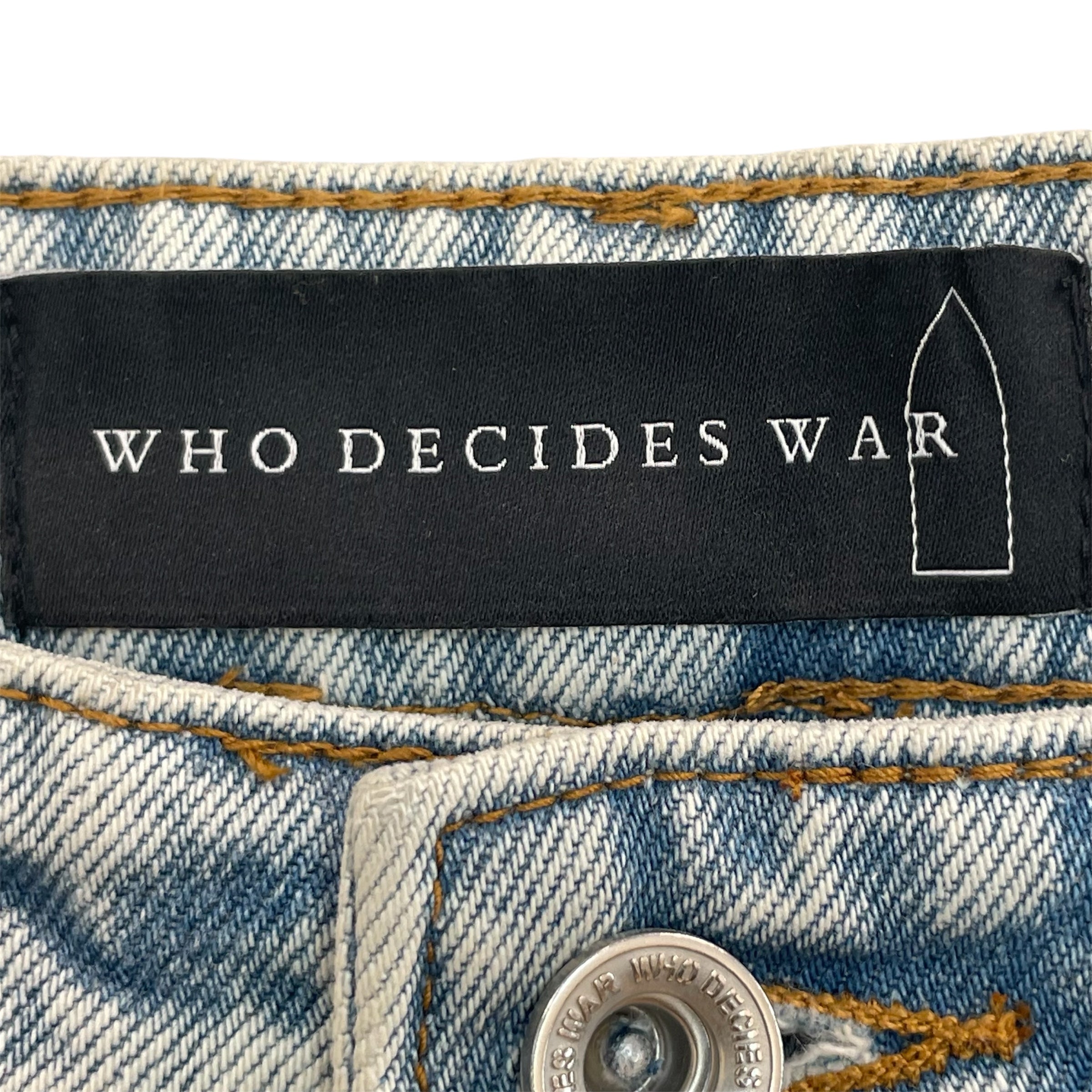 WHO DECIDES WAR/Pants/30/Denim/BLU/SPARKLE EXPOSURE DENIM view 7