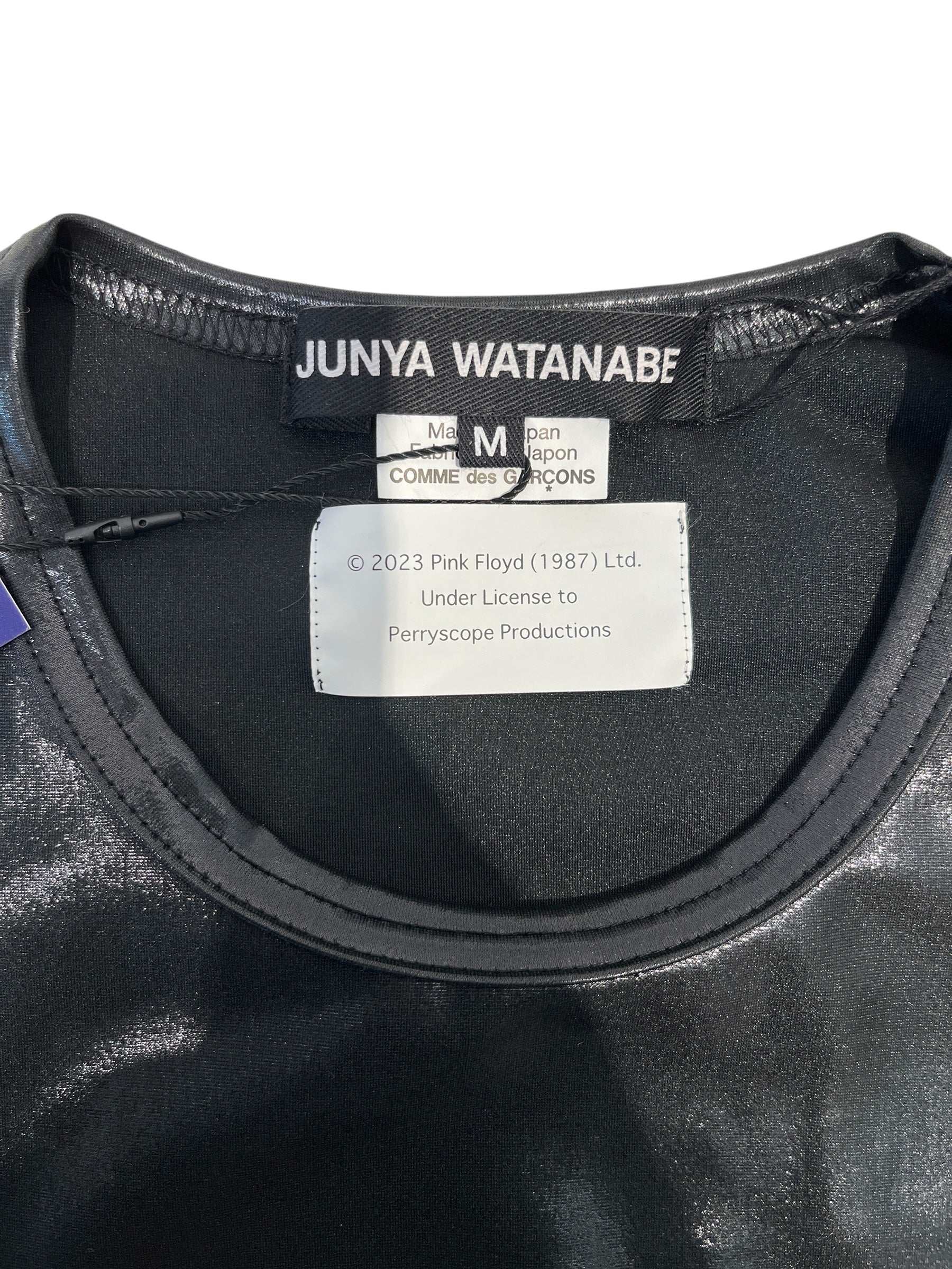 JUNYA WATANABE COMME des GARCONS/T-Shirt/M/Polyester/BLK/Graphic/ACDC SHIRT view 3
