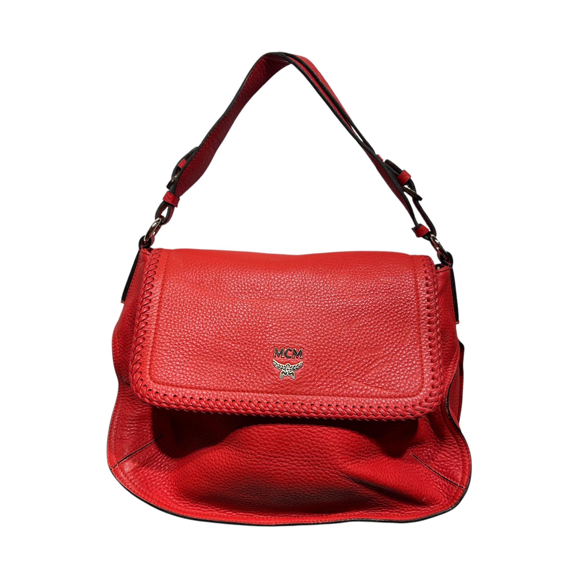 MCM/Hand Bag/OS/Leather/RED/ view 1