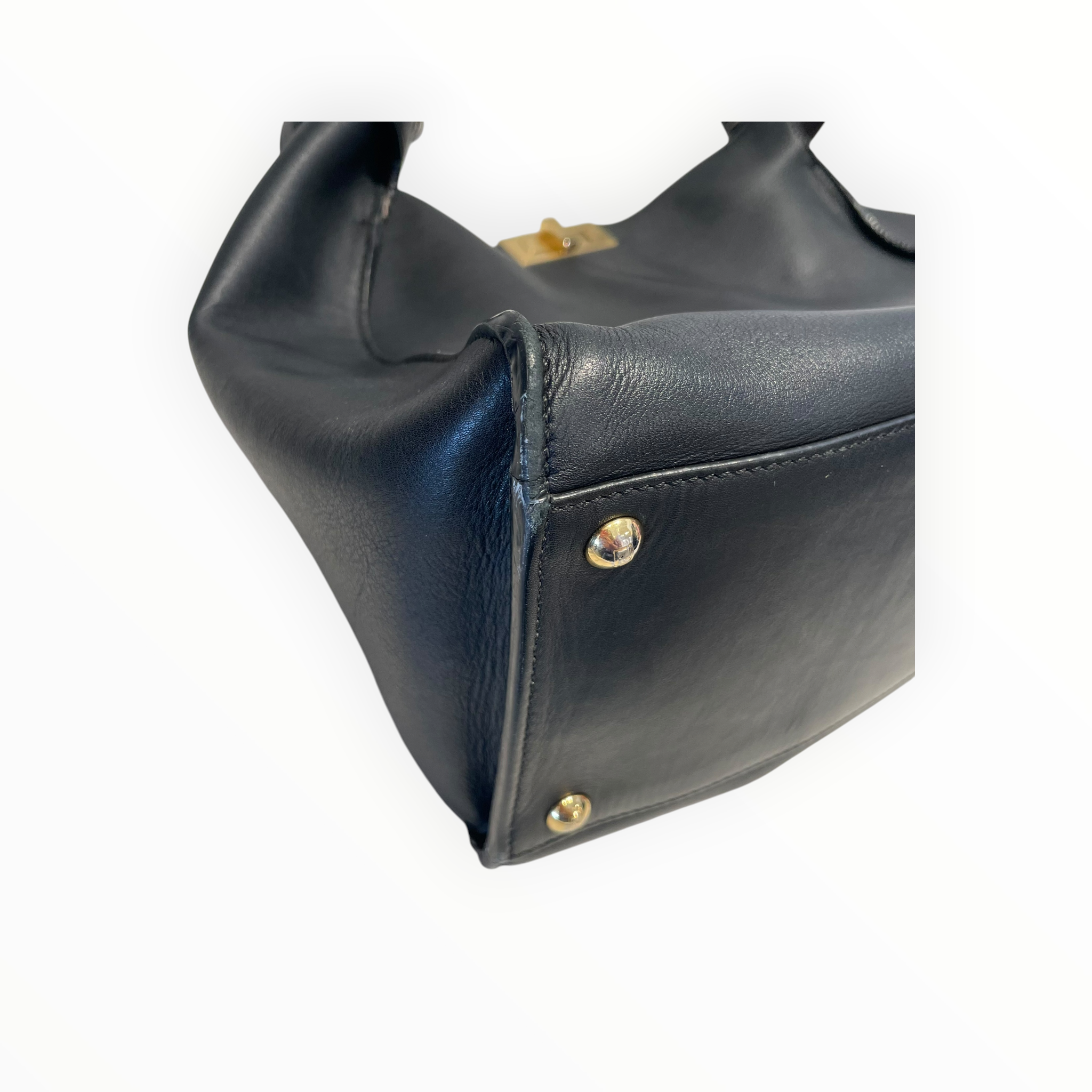 FENDI/Tote Bag/Leather/BLK/Peekaboo X-Lite Large Tote view 8