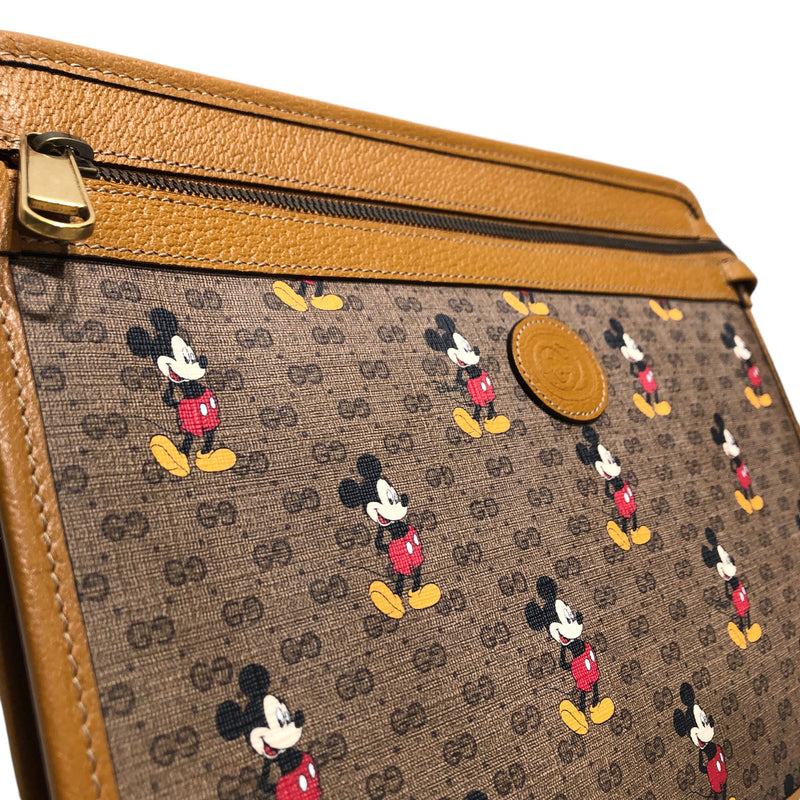 GUCCI/Pouch/Monogram/BRW/Gucci X Mickey Collab